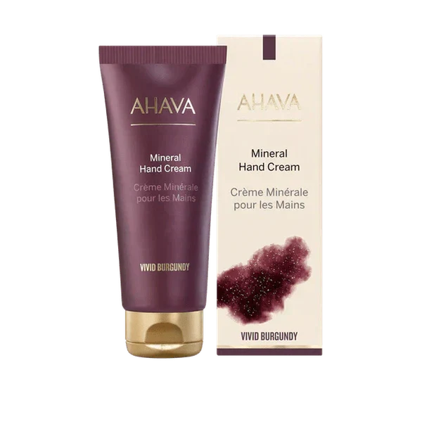 AHAVA Mineral Hand Cream Vivid Burgundy 100ml - Image 3