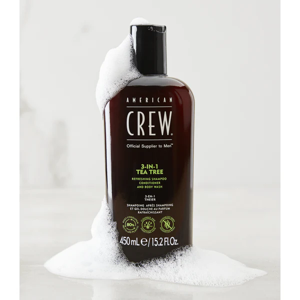American Crew 3-In-1 Tea Tree 450ml - Image 6