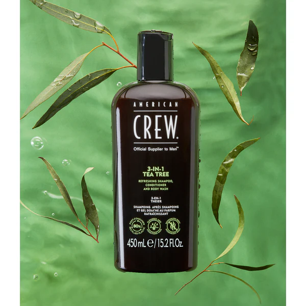 American Crew 3-In-1 Tea Tree 450ml - Image 7