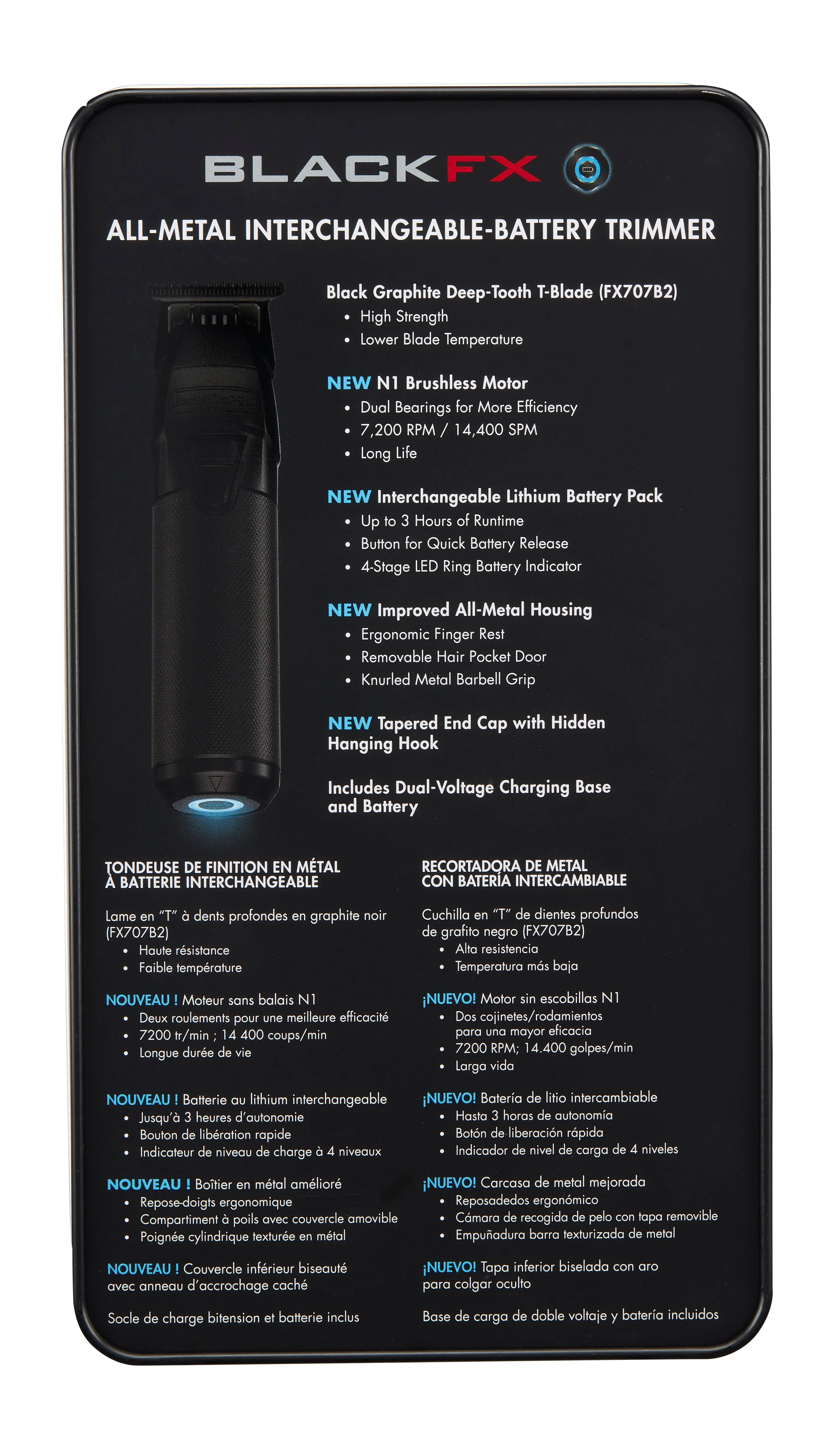 BaBylissPRO FXONE Trimmer - BlackFX - Image 3