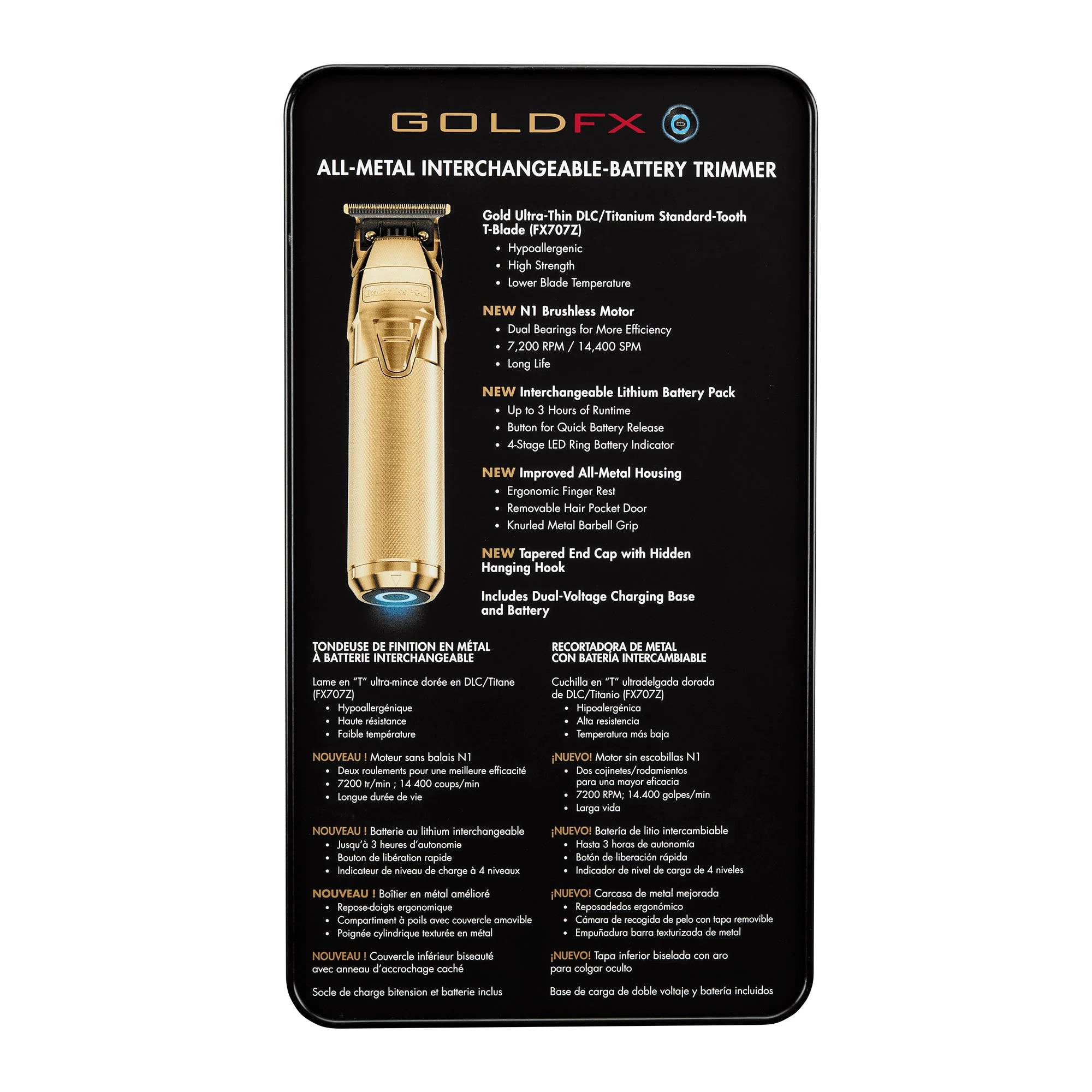 BaBylissPRO FXONE Trimmer - GoldFX - Image 3