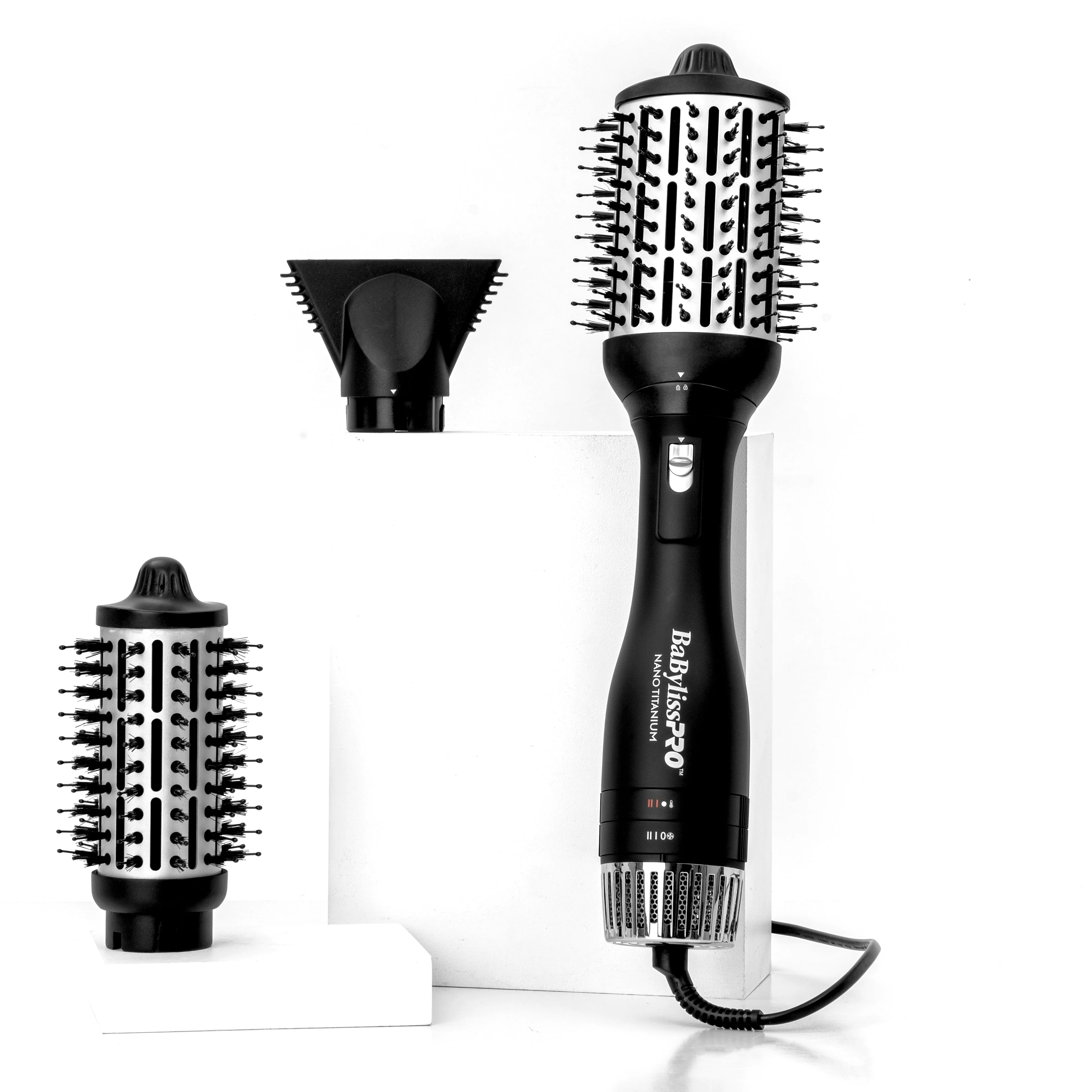 BaBylissPRO Nano Titanium Interchangable 2 in 1 Hot Air Brush + Dryer - Image 2