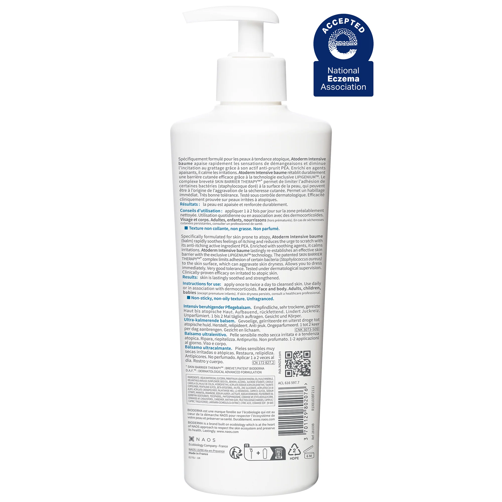 Bioderma Atoderm Intensive Balm 500ml - Image 3