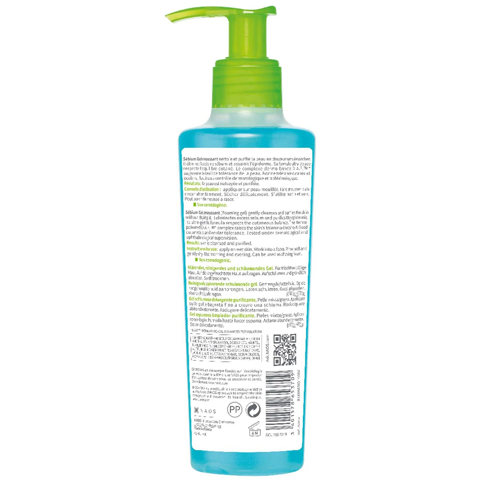 Bioderma Sébium Purifying Foaming Gel Oily to Blemish-Prone Skin 200ml - Image 3