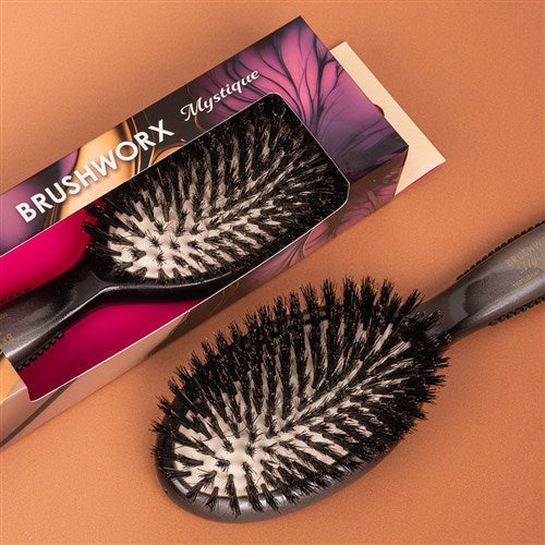 Brushworx Mystique Tourmaline Oval Cushion Brush - Image 3