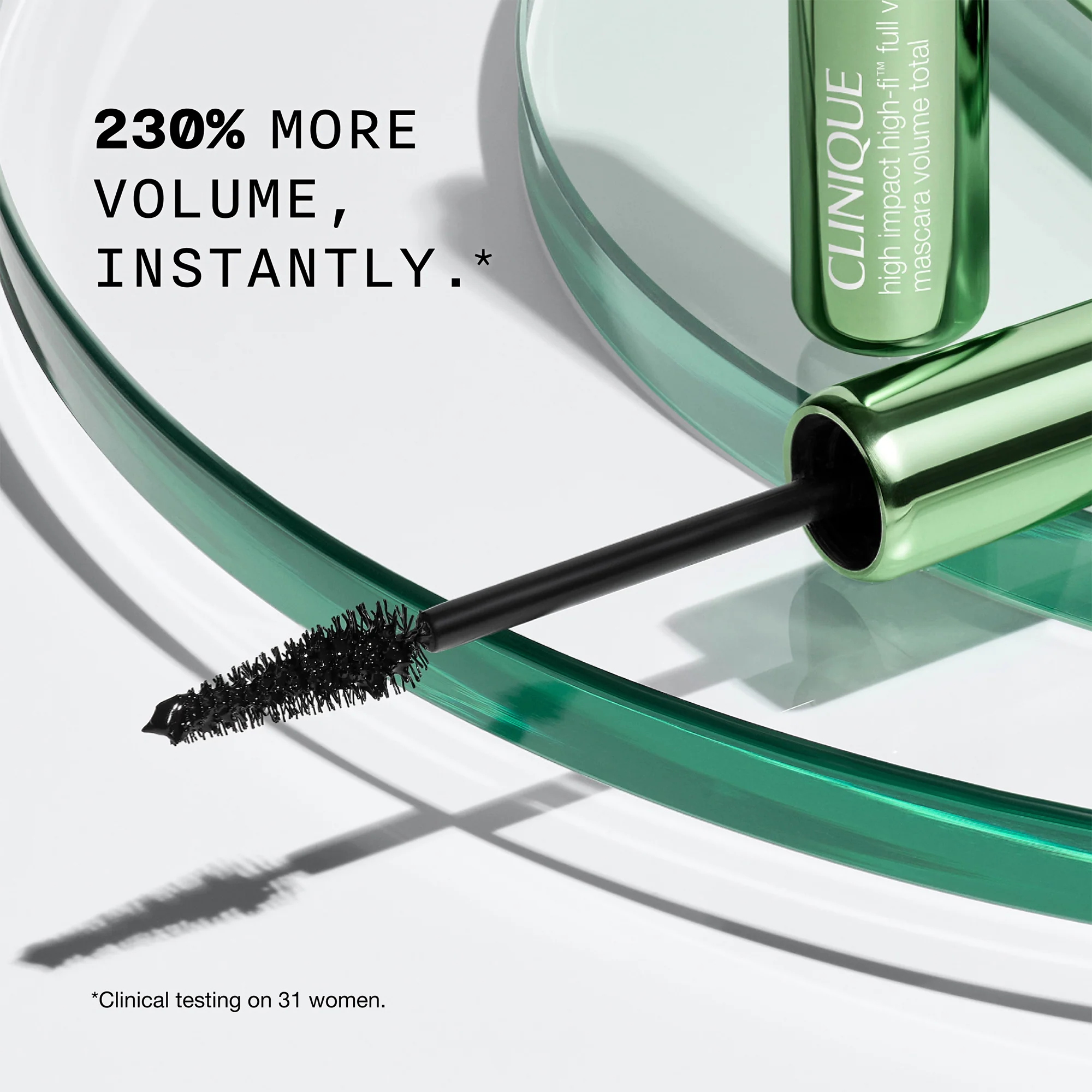 Clinique High Impact High-Fi Full Volume Mascara - Black-Brown 10ml - Image 2