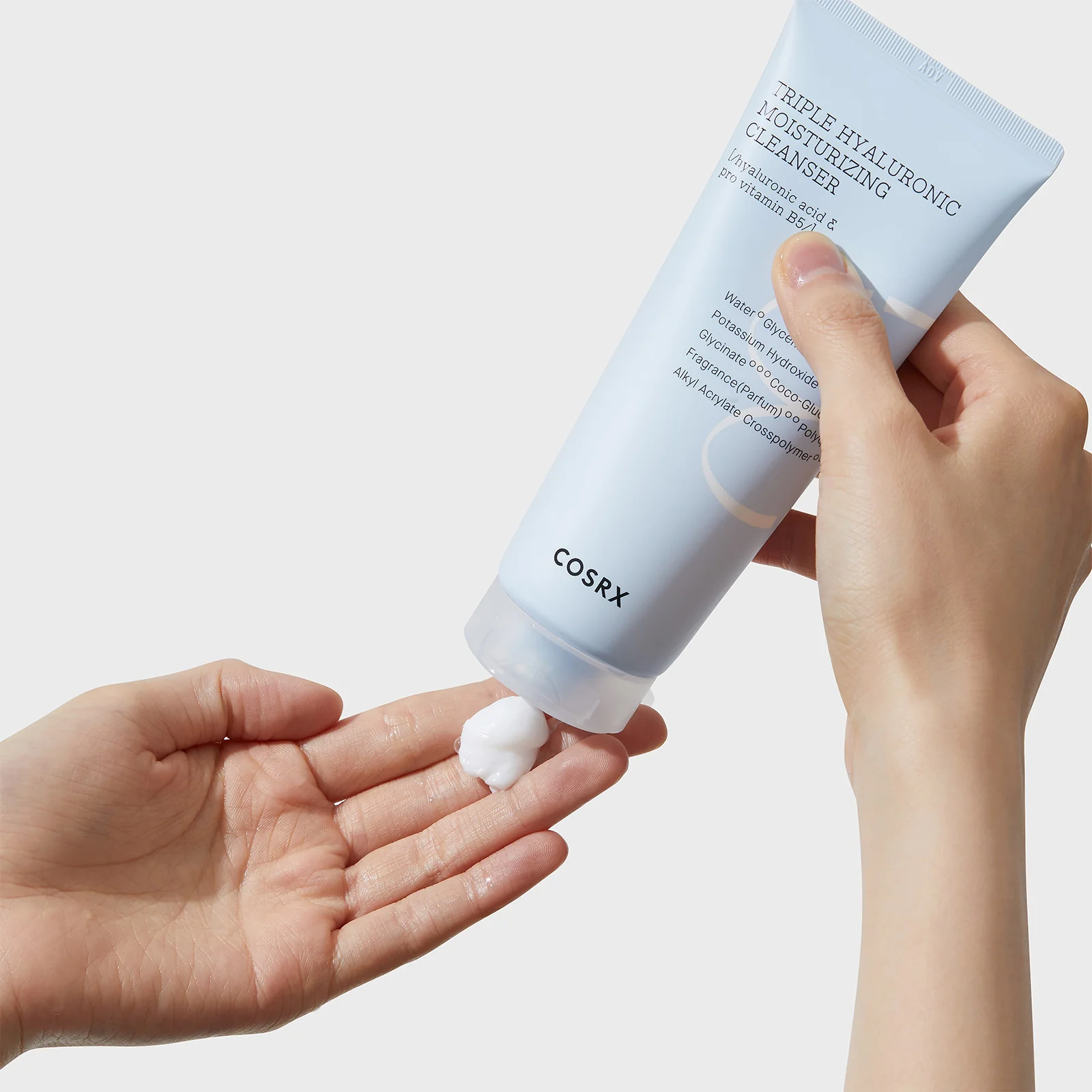 COSRX Hydrium Triple Hyaluronic Moisturising Cleanser 150ml - Image 3