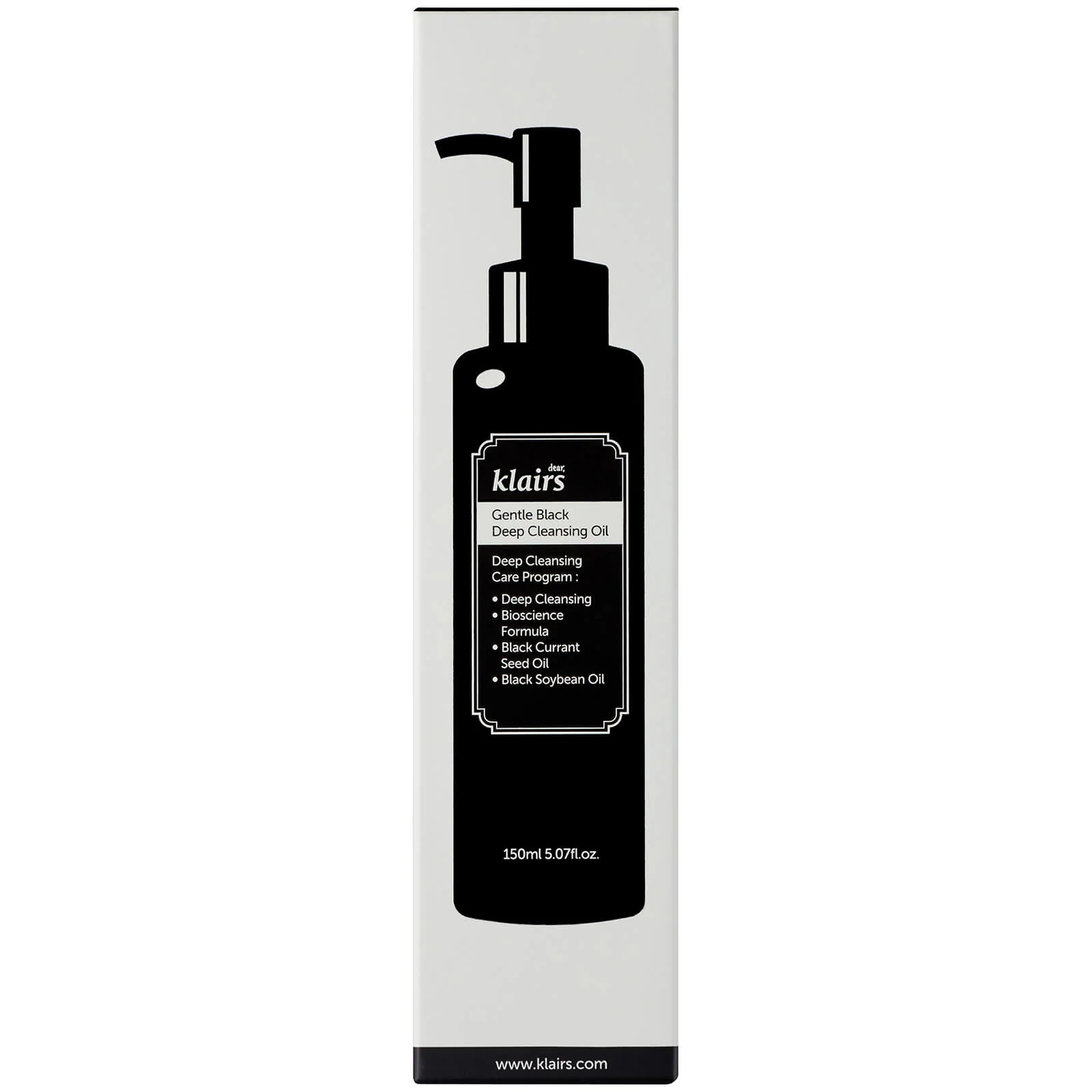 Dear, Klairs Gentle Black Deep Cleansing Oil 150ml - Image 2
