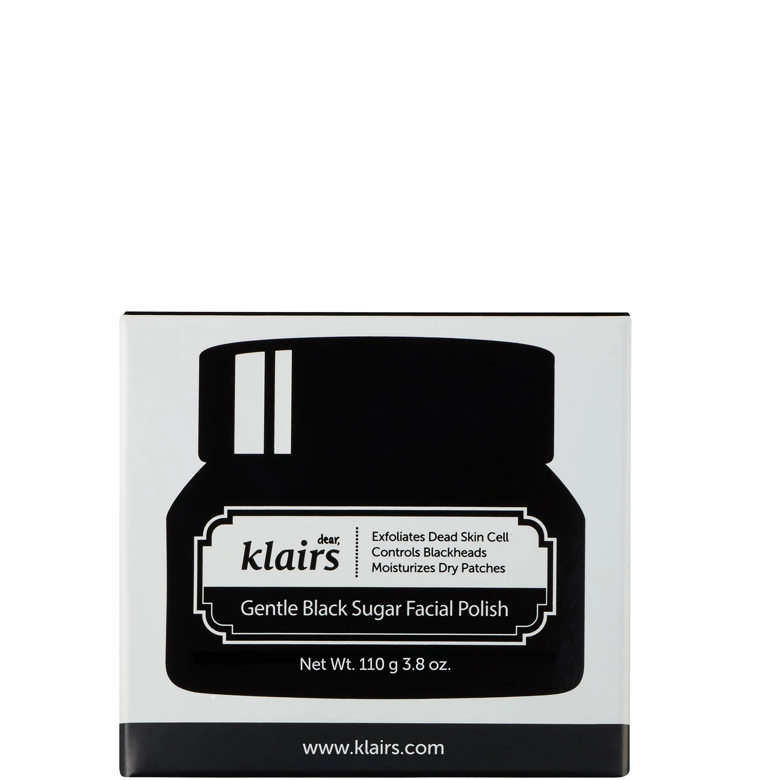 Dear, Klairs Gentle Black Sugar Facial Polish 110g - Image 2