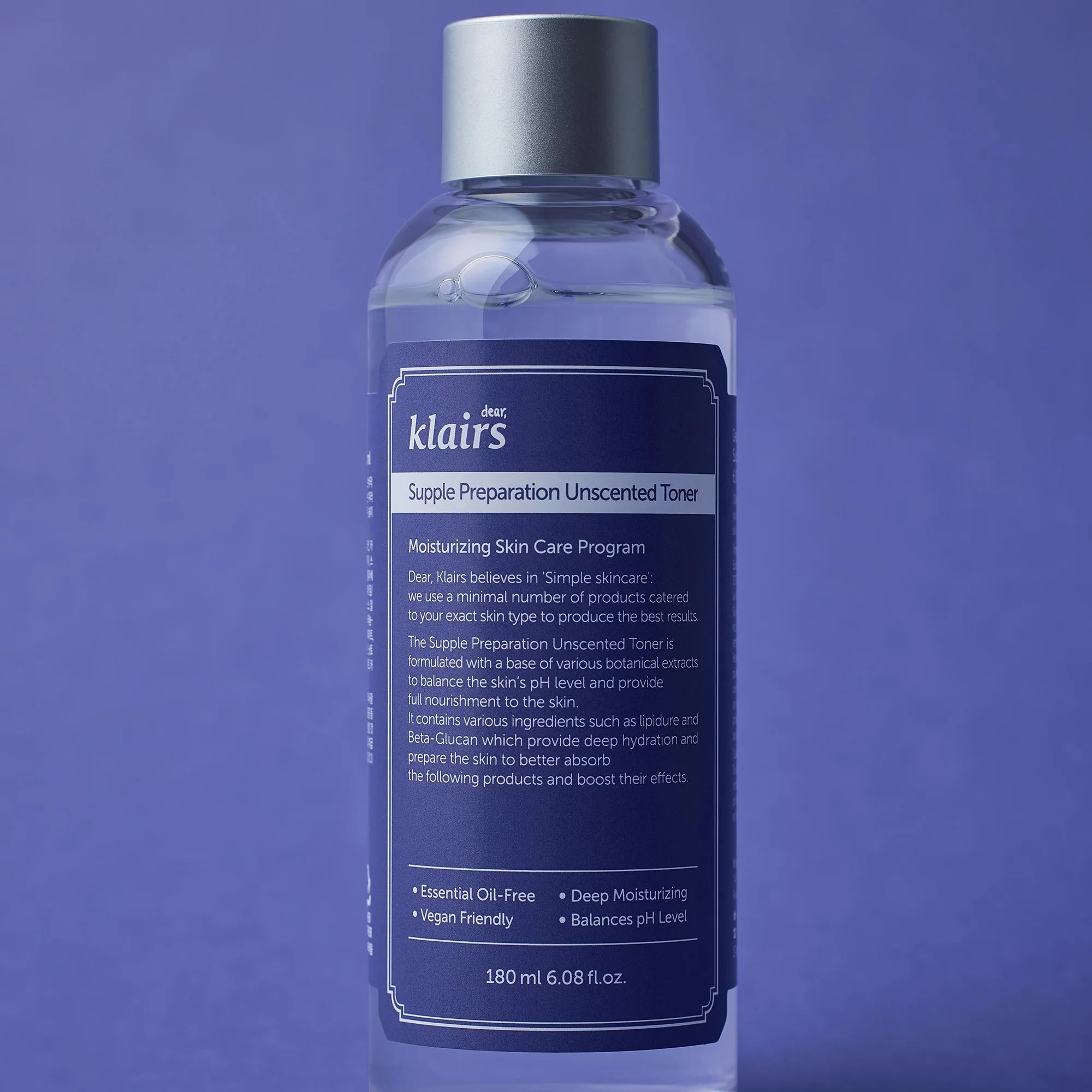 Dear, Klairs Supple Preparation Unscented Toner 180ml - Image 2