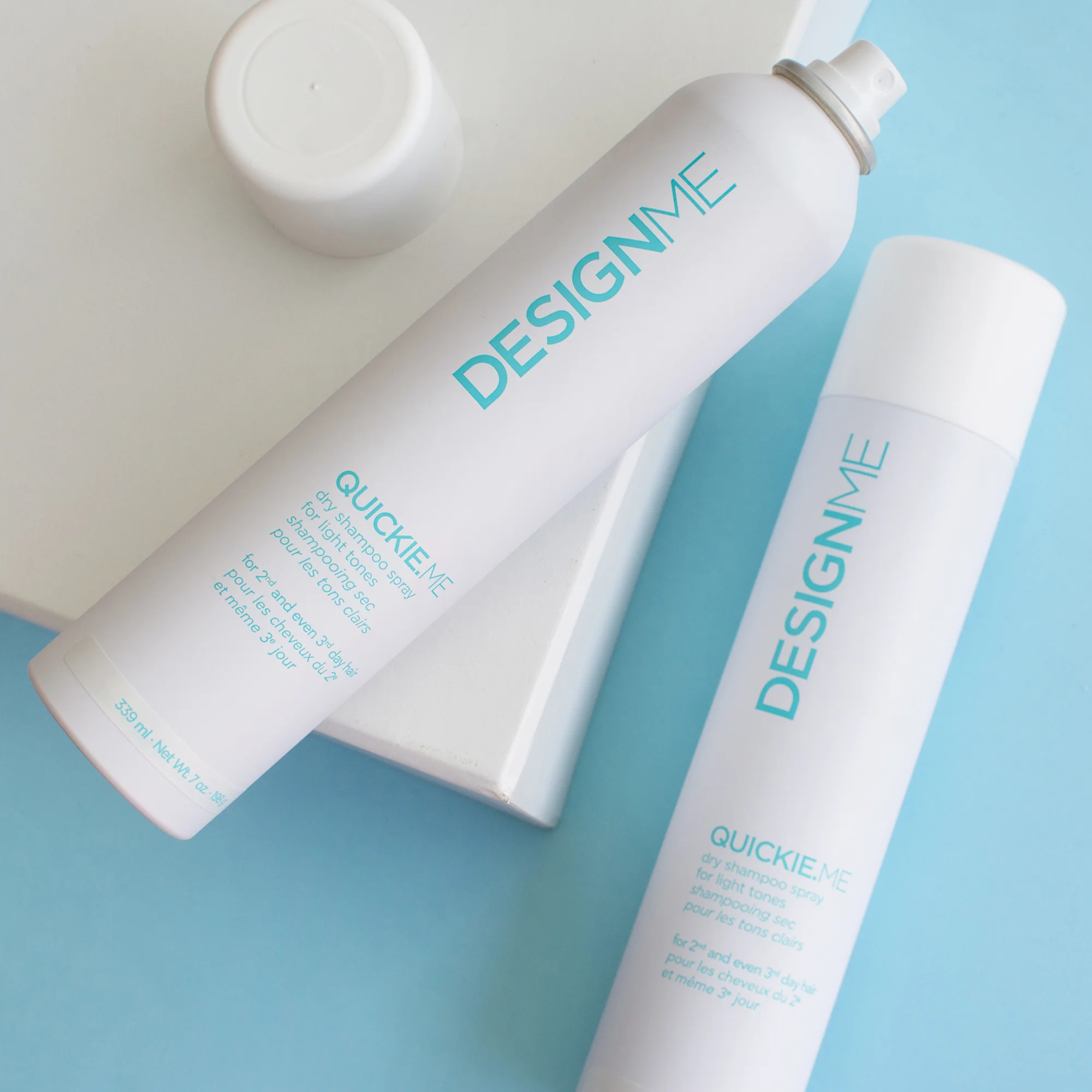 Design.ME Quickie Me Dry Shampoo Blonde & Pastel Tones 339ml - Image 2
