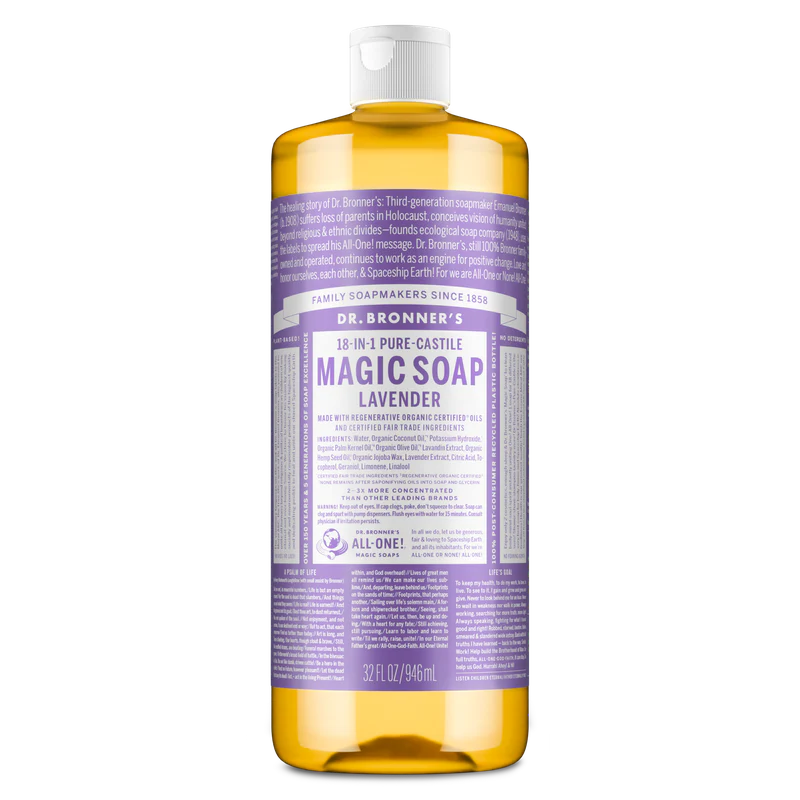 Dr. Bronner's Pure Castile Liquid Soap - Lavender 946ml