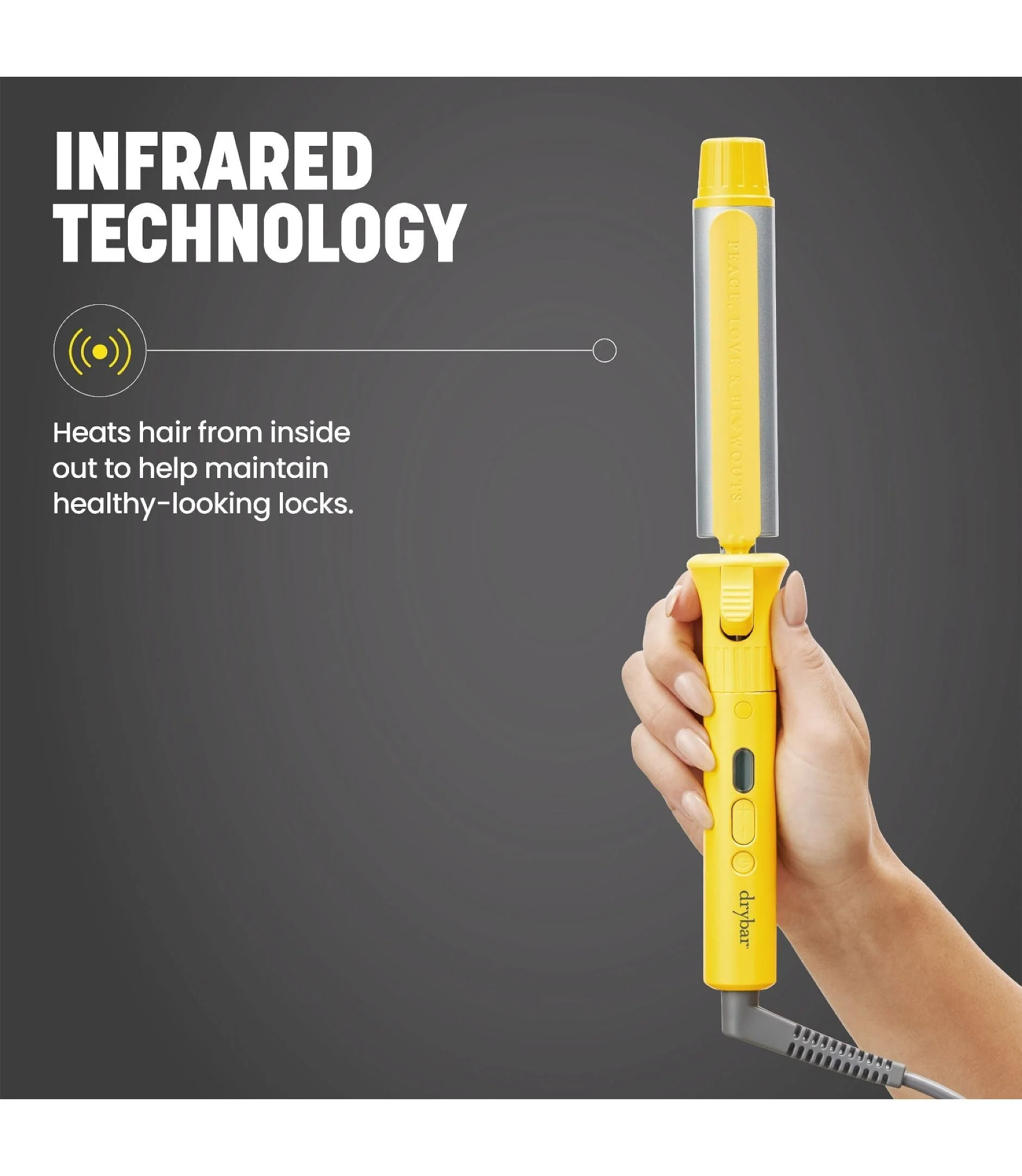 Drybar The 3-Day Bender Rotating Curling Iron 1" Barrel - Image 4