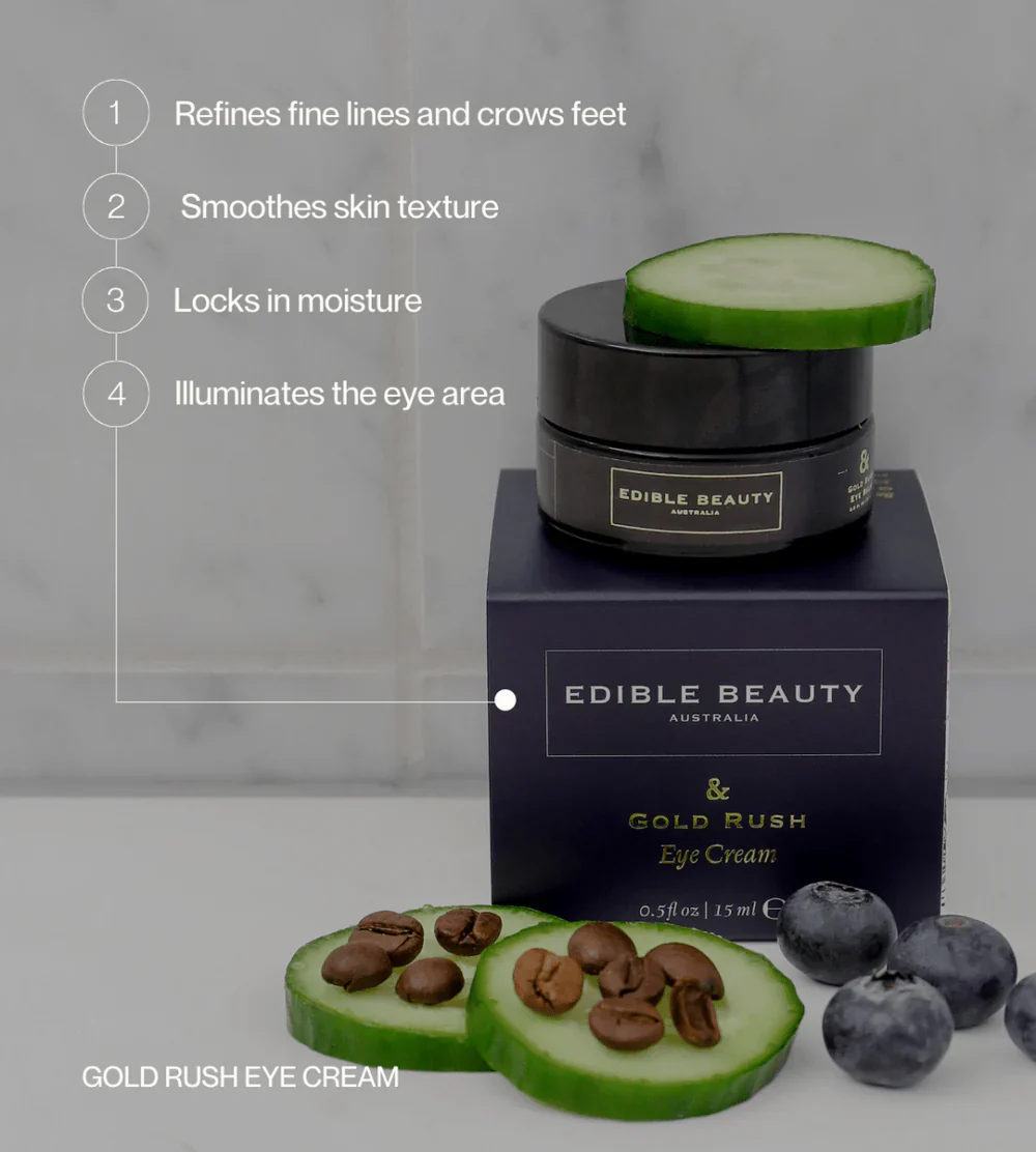 Edible Beauty & Gold Rush Eye Cream 10ml - Image 2