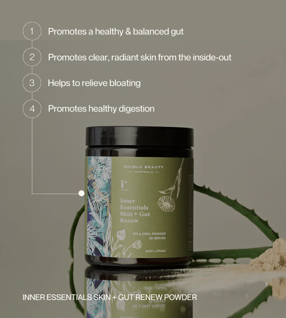 Edible Beauty Inner Essentials - Skin + Gut Renew Powder 120g - Image 2
