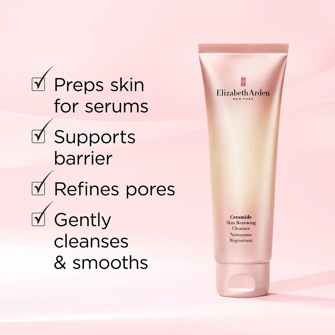 Elizabeth Arden Ceramide Skin Renewing Cleanser 125ml - Image 3