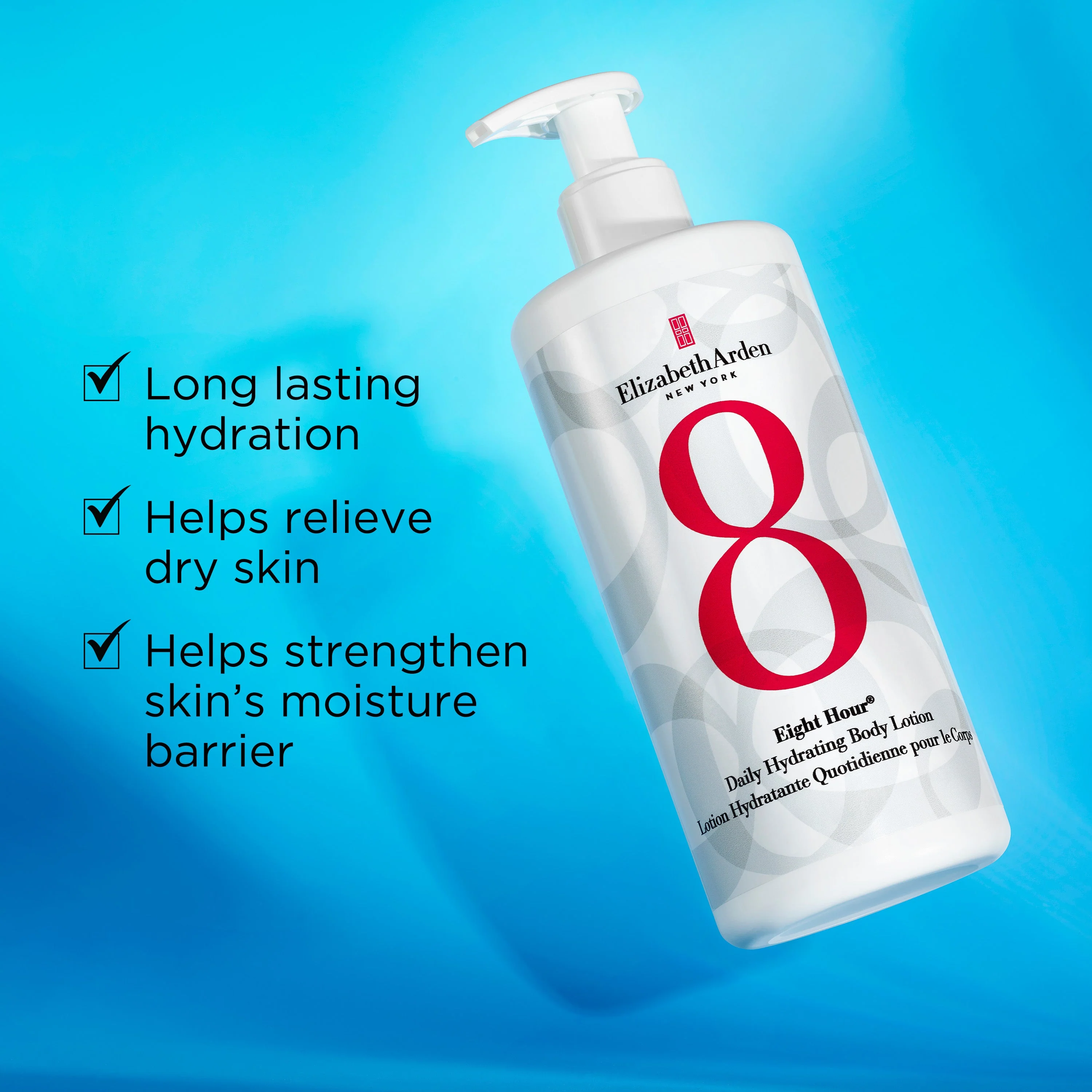 Elizabeth Arden Eight Hour Daily Hydrating Body Lotion 380ml - Image 2