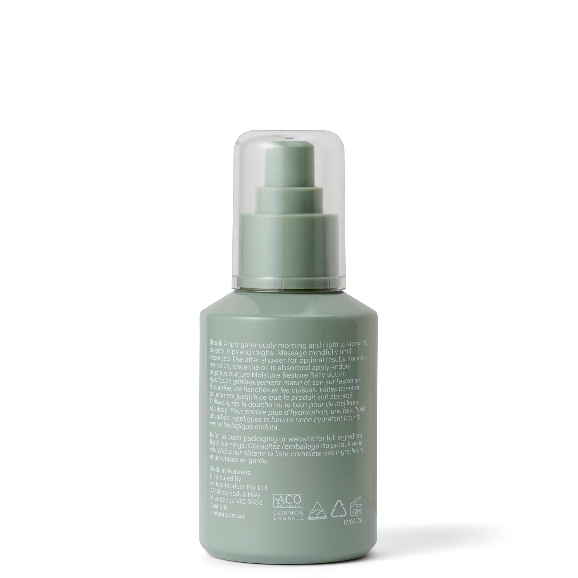 endota Hydrating Belly Oil 100ml - Image 2