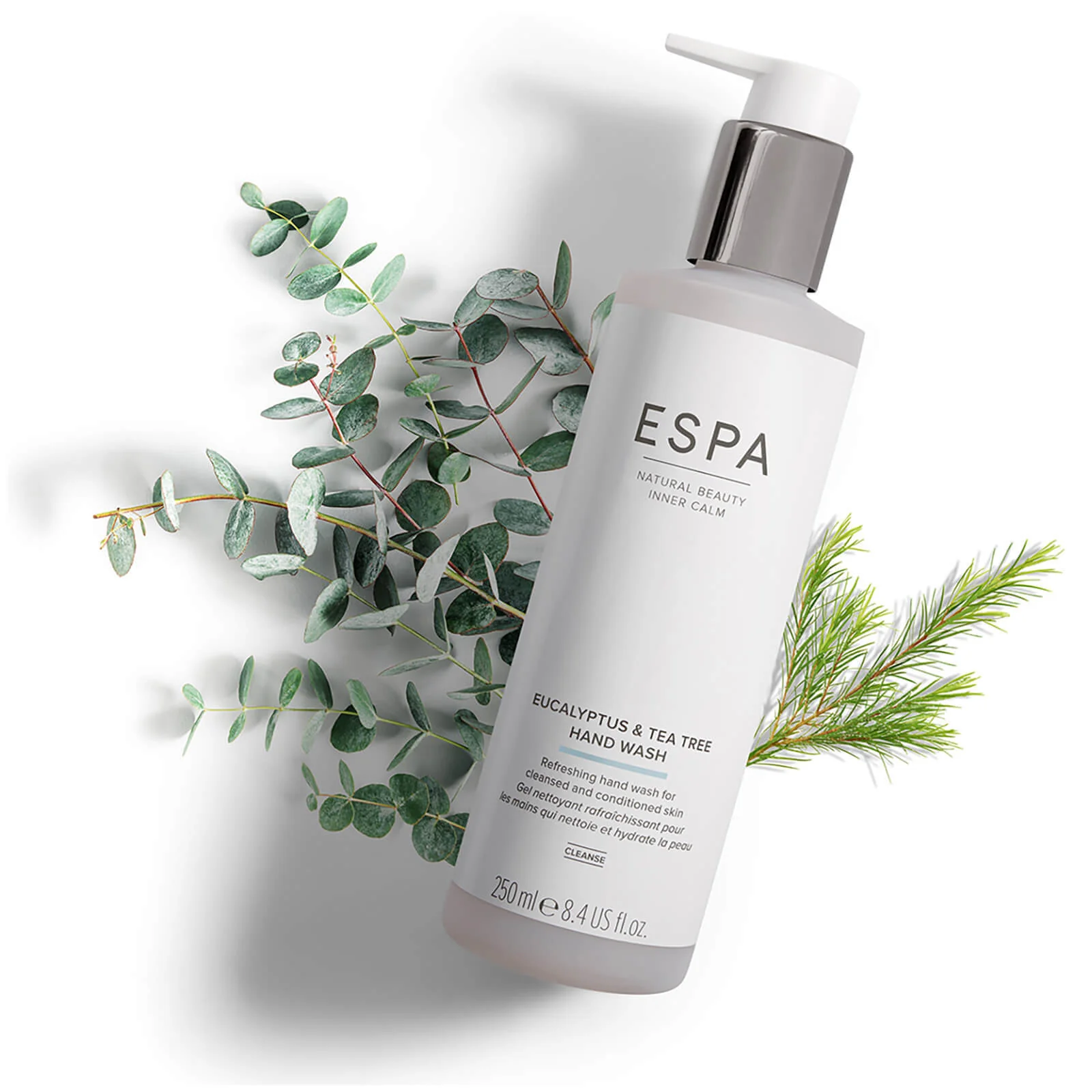 ESPA Essentials Eucalyptus and Tea Tree Hand Wash 250ml - Image 2
