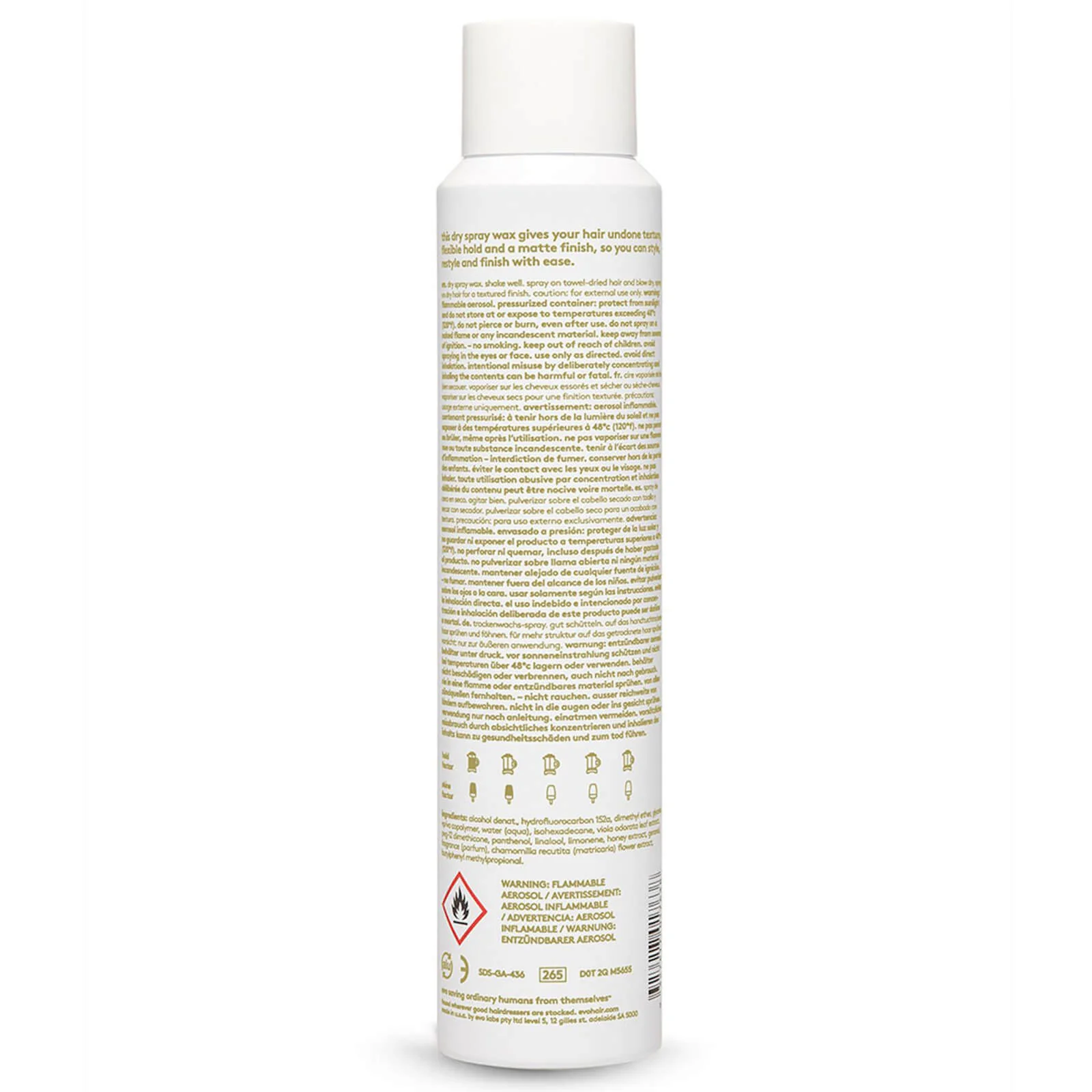 evo Shebang-a-Bang Dry Spray Wax 200ml - Image 3