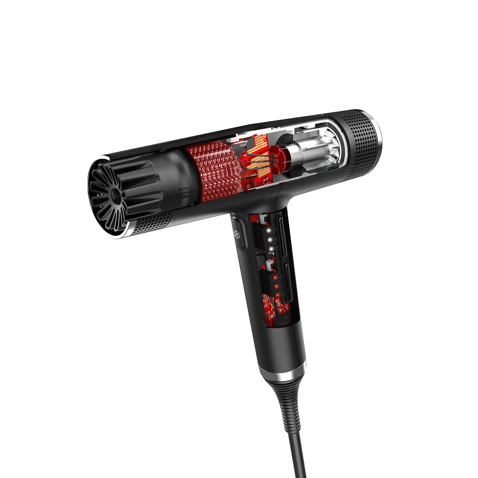 Gama Professional iQ Perfetto Hair Dryer - Black - Image 2