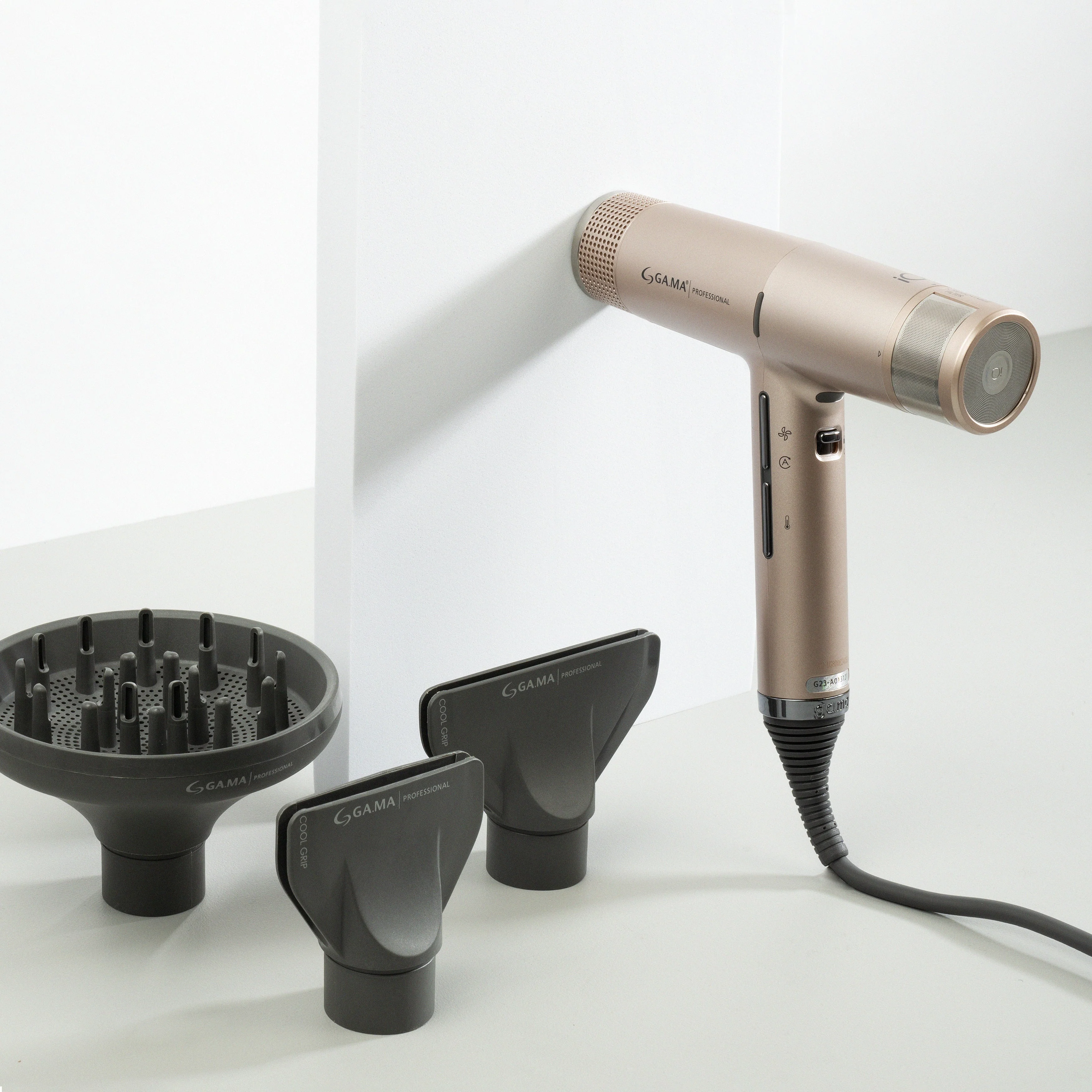 Gama Professional IQ1 Perfetto Pro Dryer - Rose Gold - Image 13