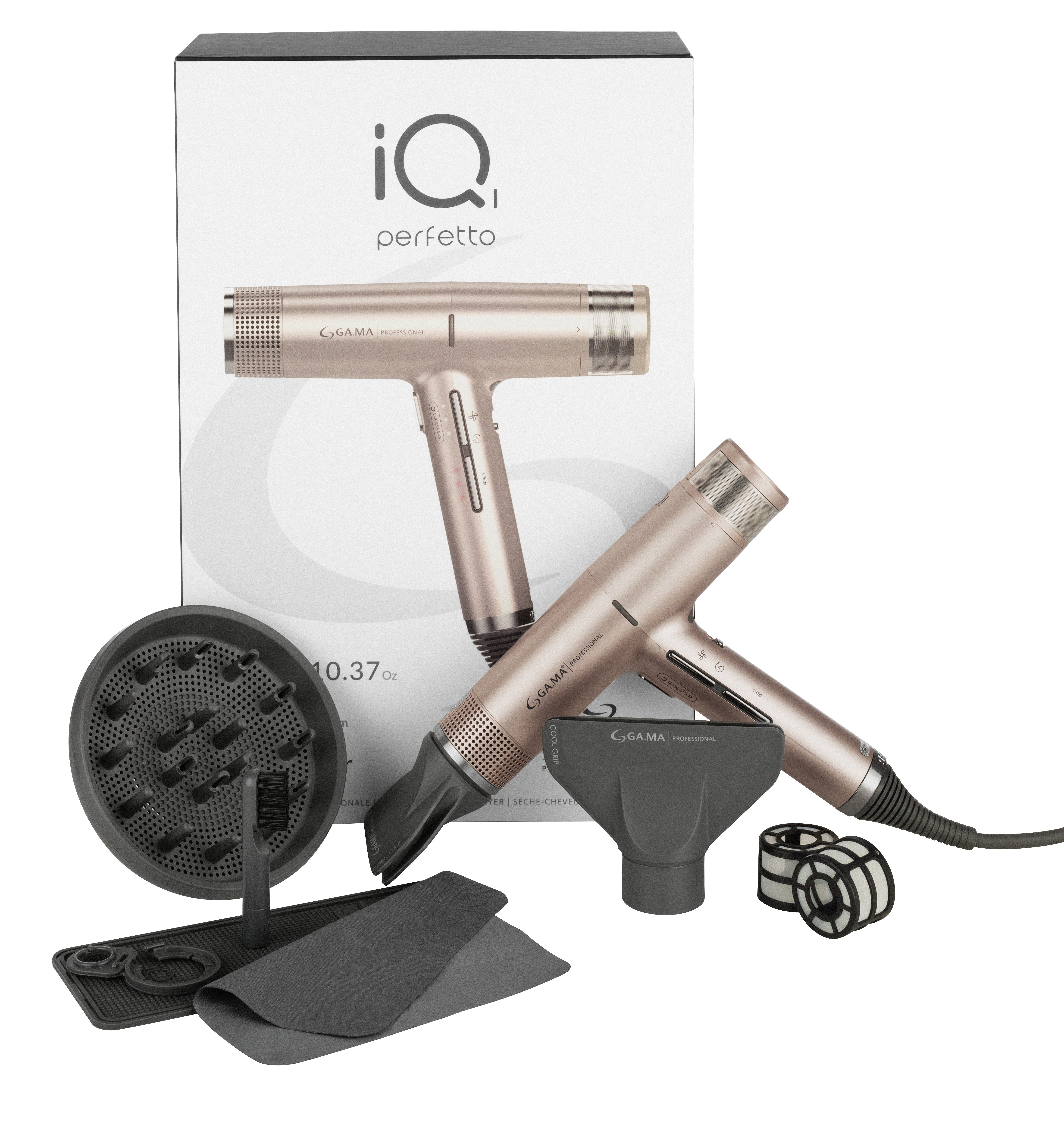 Gama Professional IQ1 Perfetto Pro Dryer - Rose Gold - Image 6