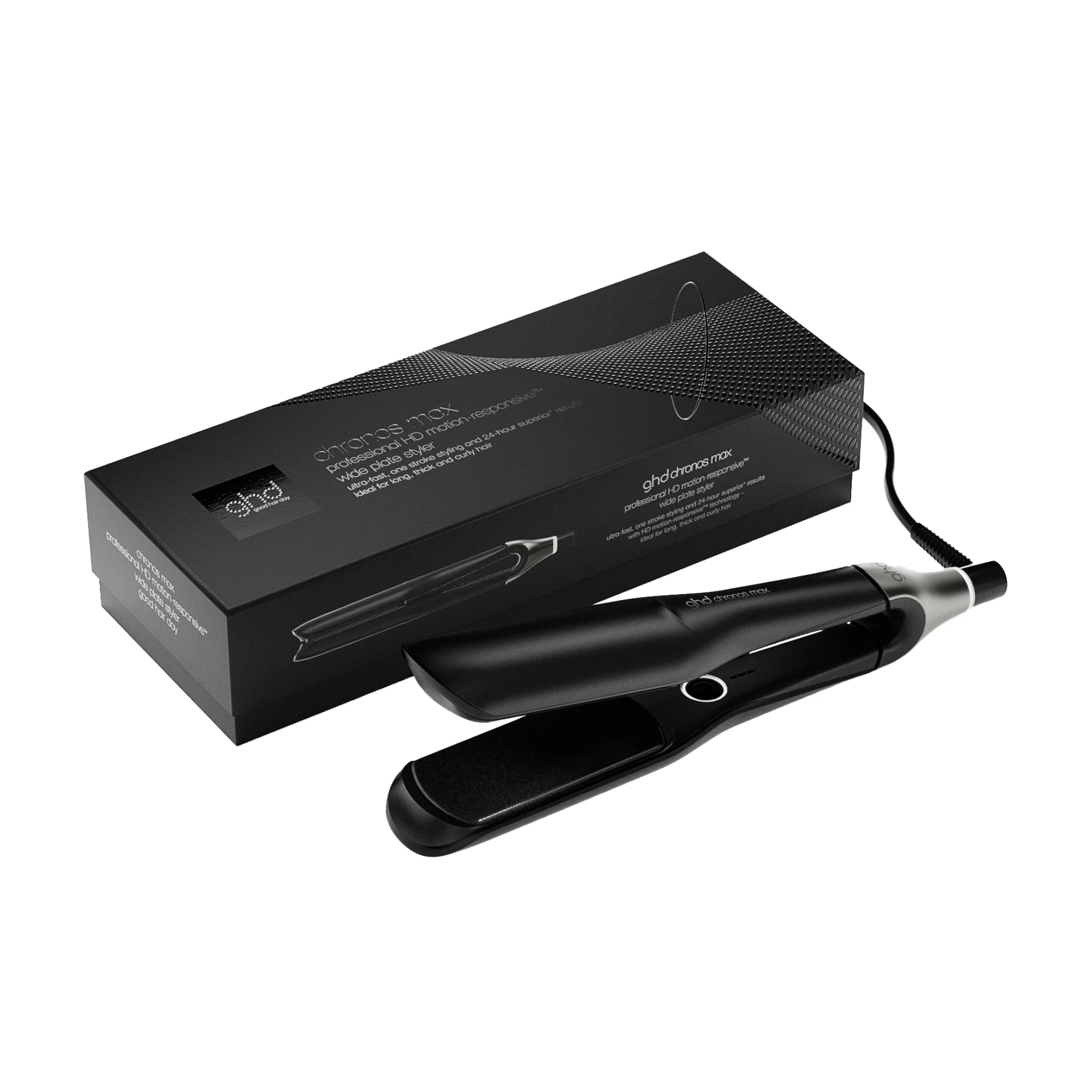 ghd Chronos Max Wide-Plate Hair Straightener 43mm - Black - Image 2