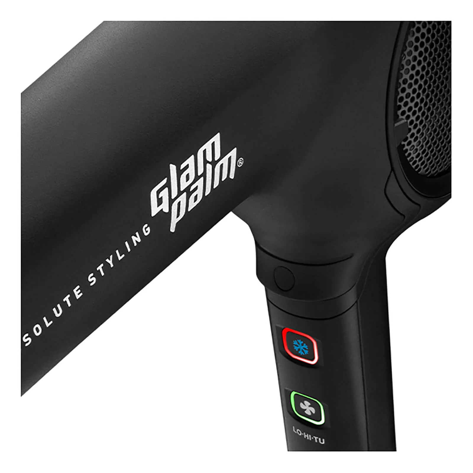 GlamPalm AirTouch Hair Dryer - Midnight Black - 1600W - Image 3