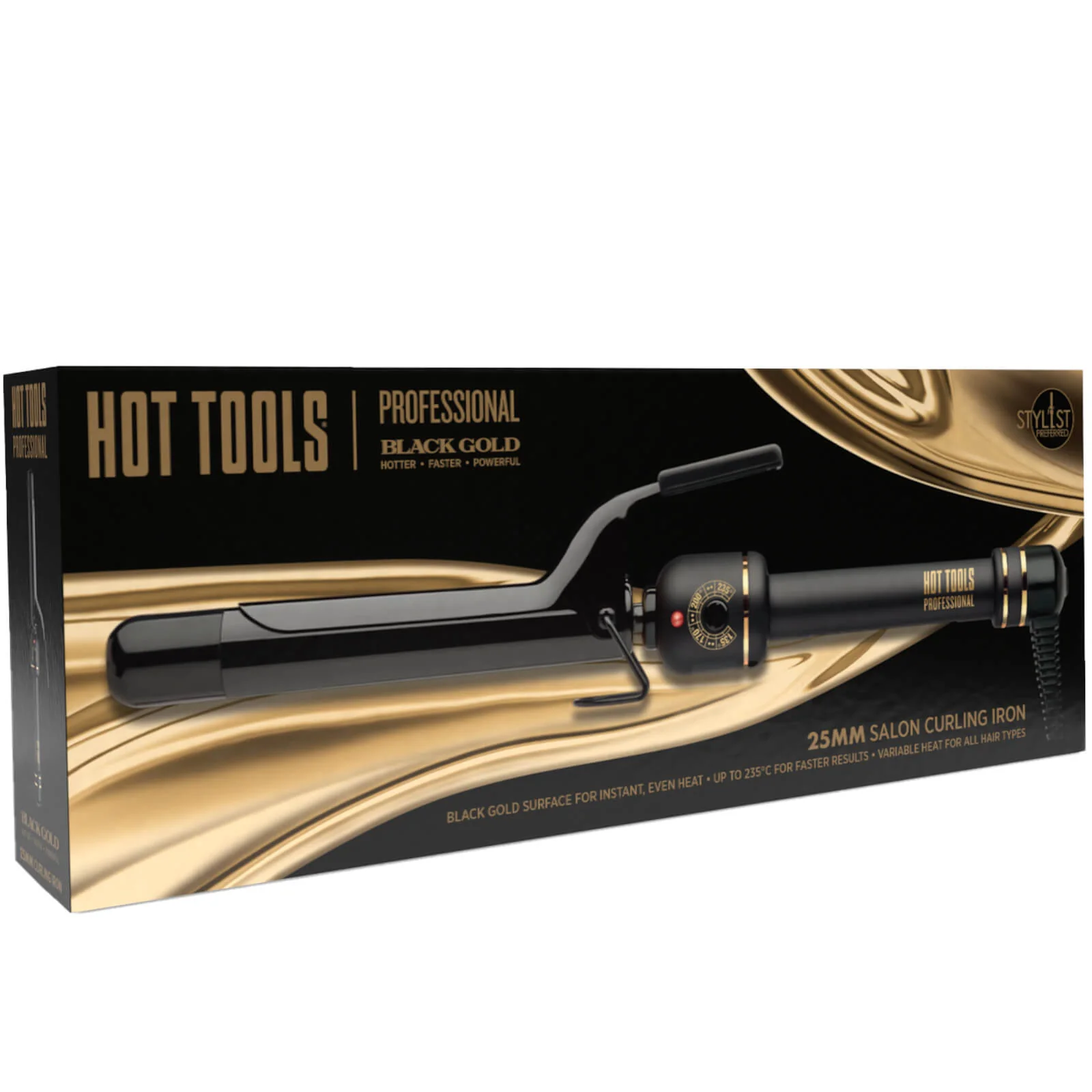 Hot Tools Curling Iron - Black Gold (25mm) - Image 2