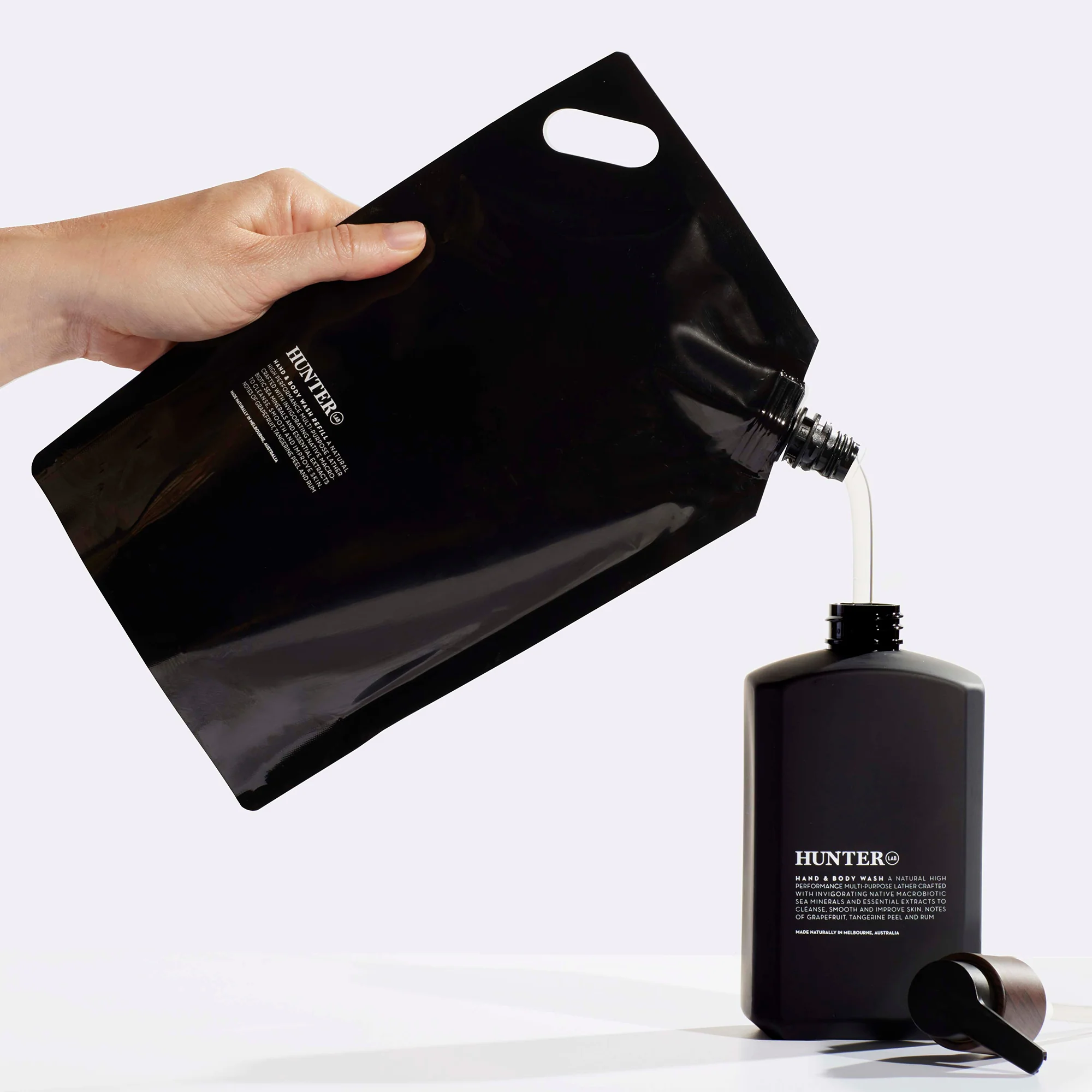 Hunter Lab Hand and Body Wash Refill 1L - Image 3