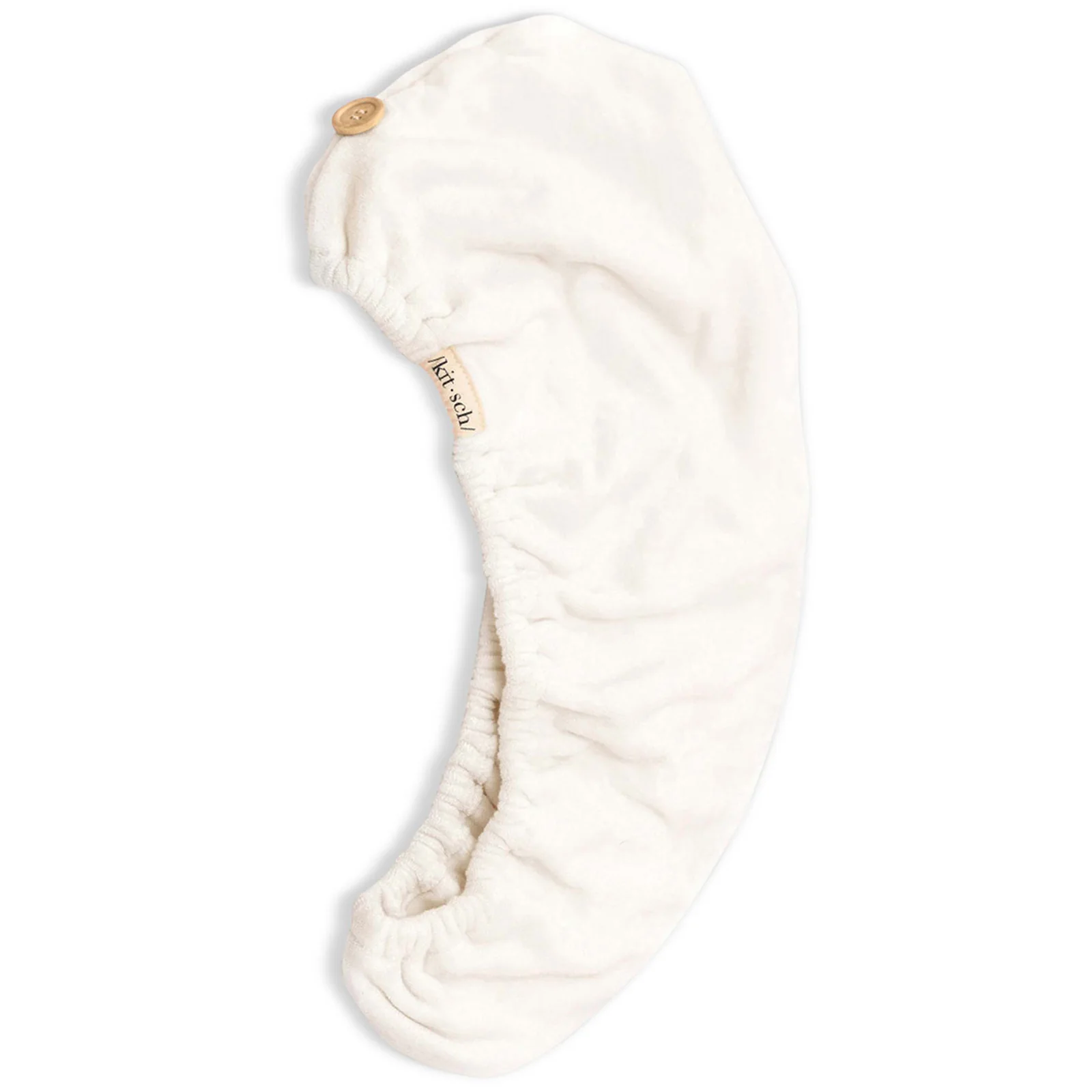 Kitsch Eco-Friendly Hair Towel Turban - Ivory - Image 2