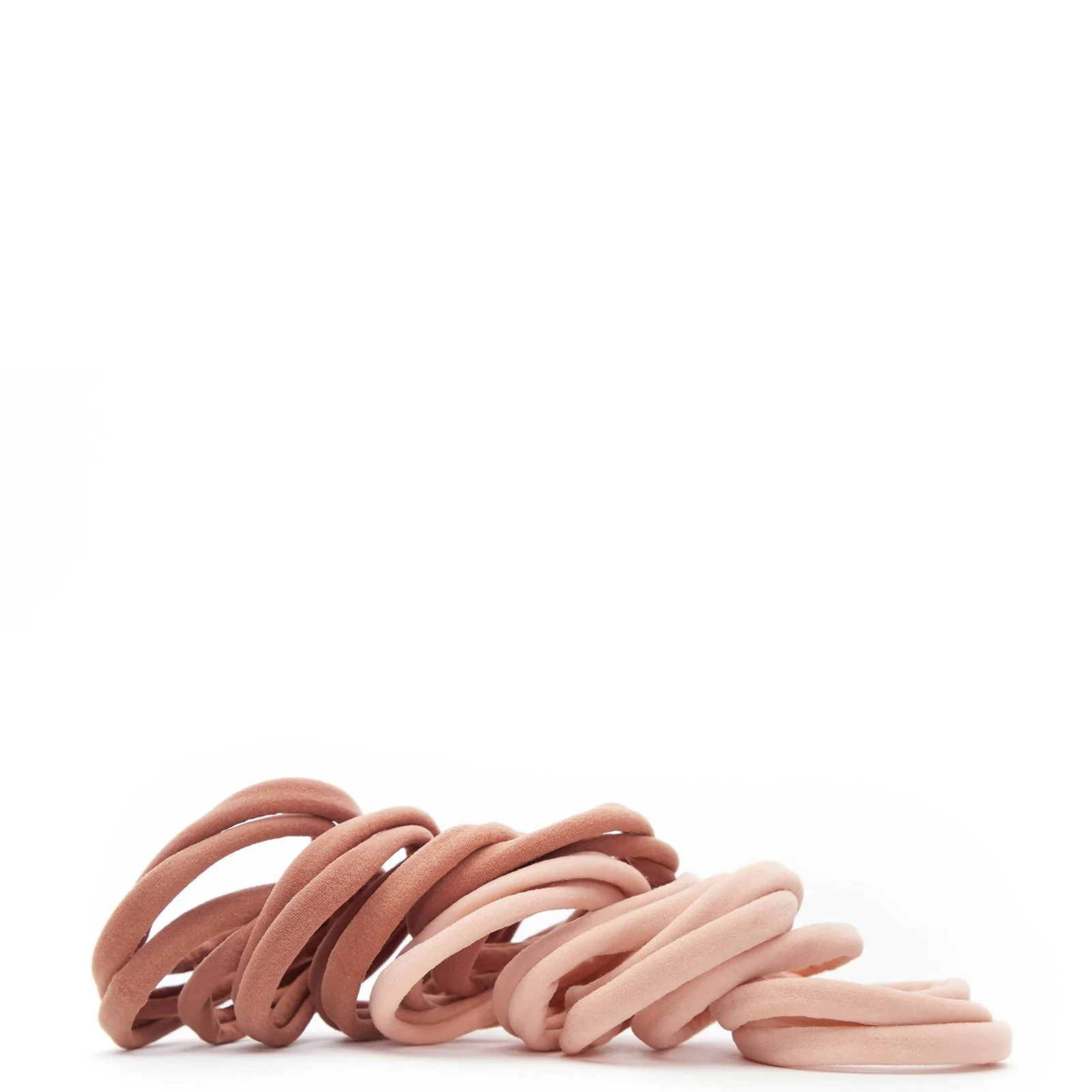 Kitsch Recycled Nylon Hair Elastics 20pc Set - Blush - Image 3