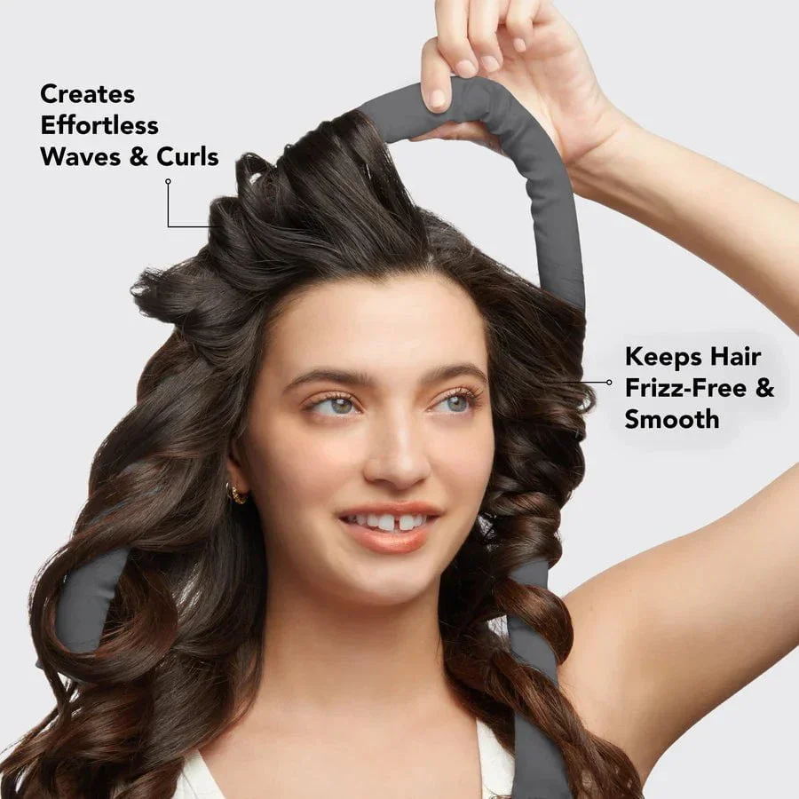 Kitsch Satin Heatless Curling Set - Charcoal - Image 4
