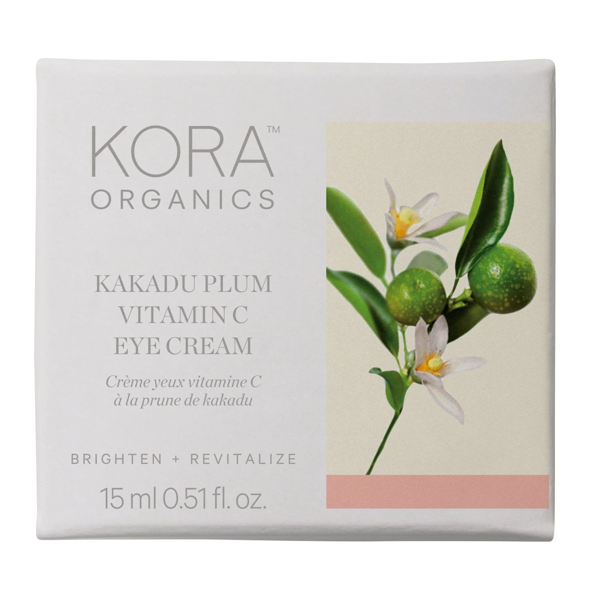 KORA Organics Kakadu Plum Vit C Eye Cream Jar 15ml - Image 2