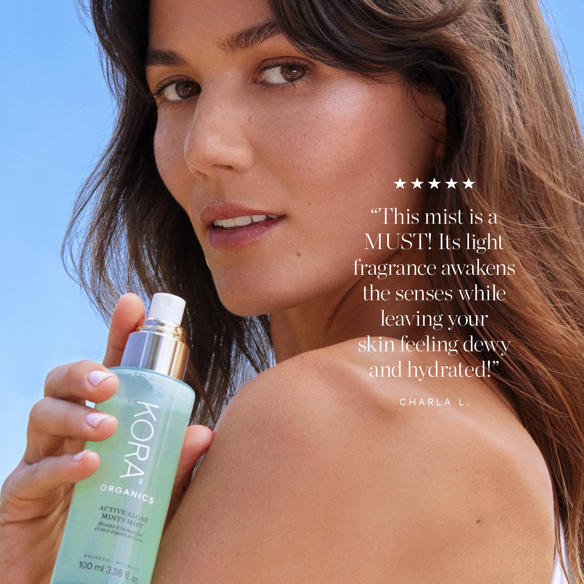 KORA Organics Active Algae Minty Mist 100mL - Image 8