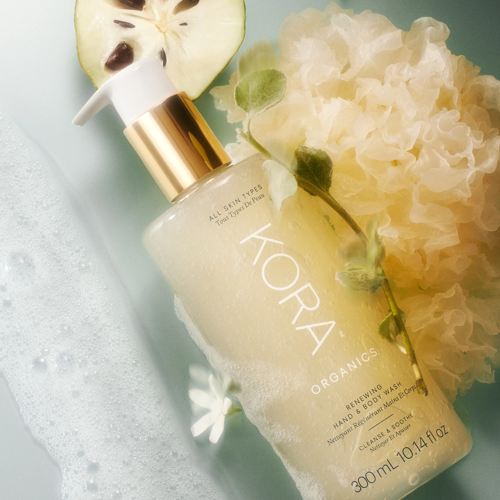 KORA Organics Renewing Hand and Body Wash 300ml - Image 7