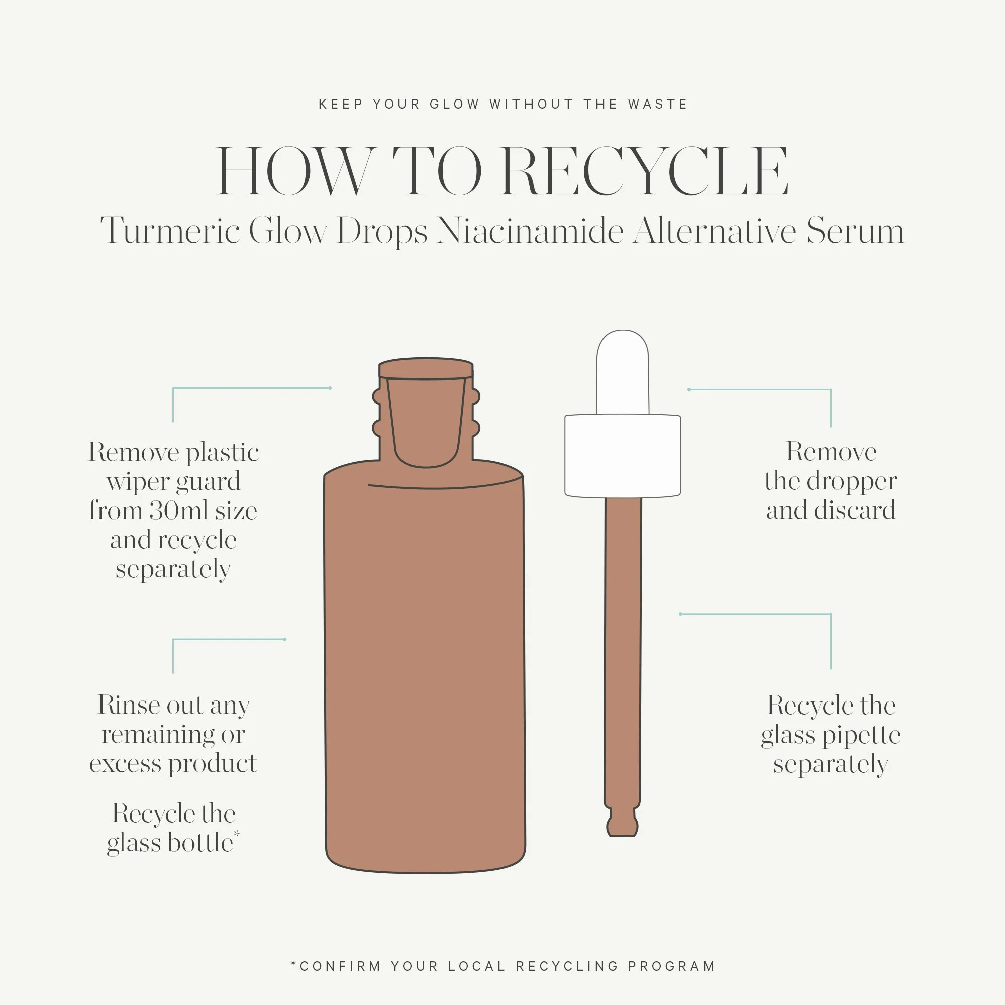 KORA Organics Turmeric Glow Drops Niacinamide Alternative Serum 10ml - Image 3