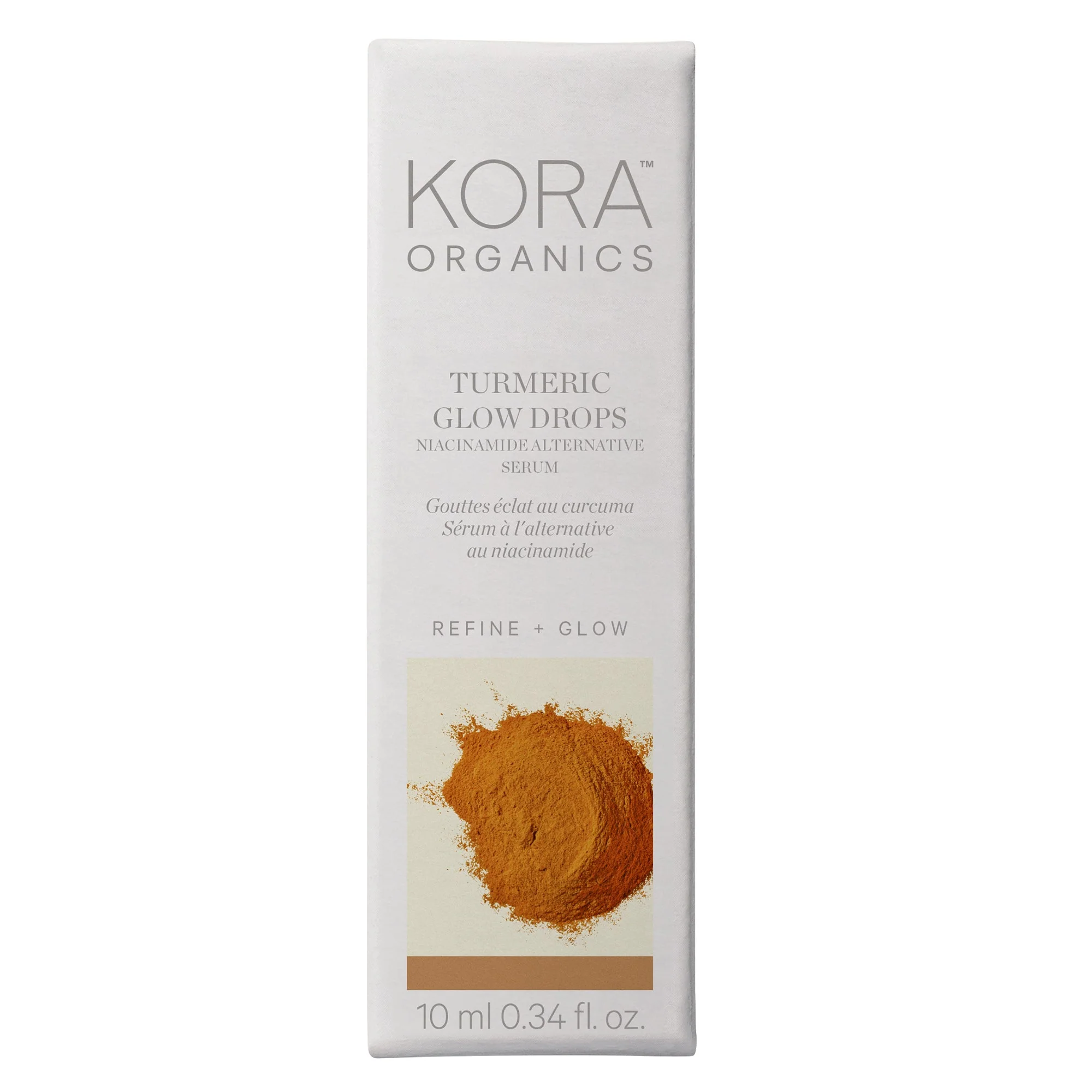 KORA Organics Turmeric Glow Drops Niacinamide Alternative Serum 10ml - Image 4
