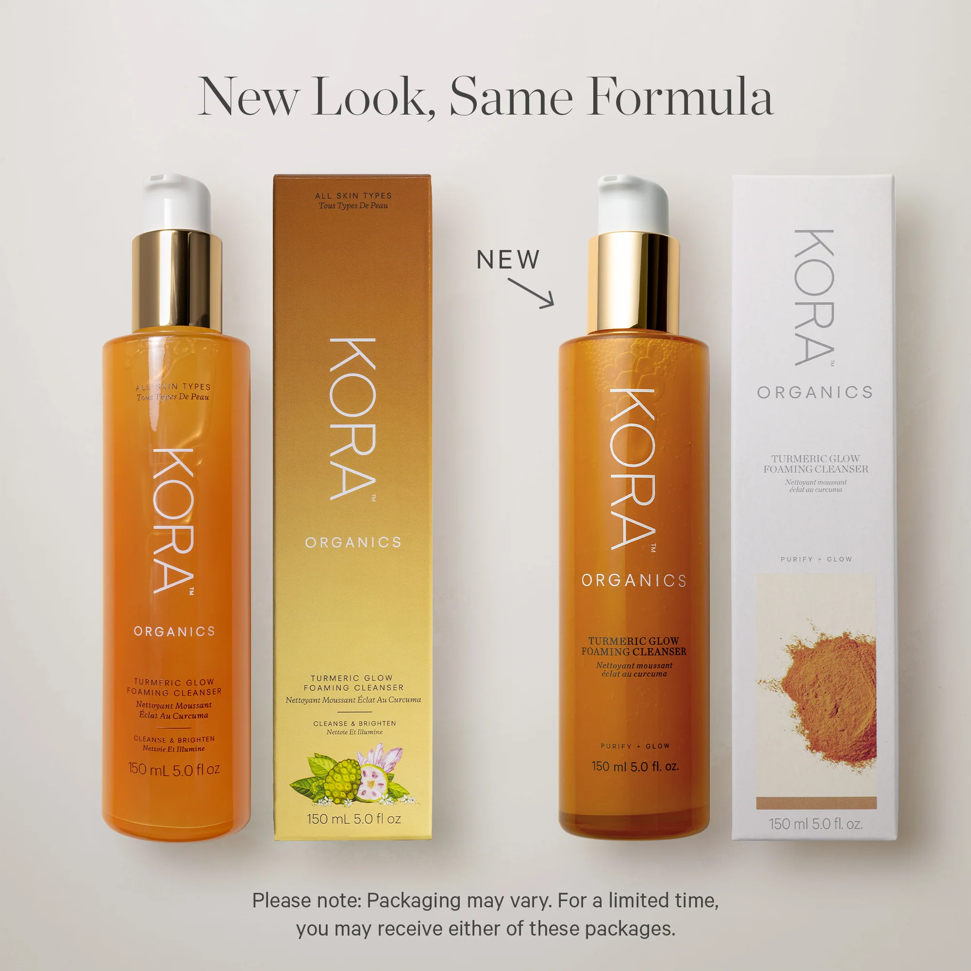 KORA Organics Turmeric Glow Foaming Cleanser 150ml - Image 3