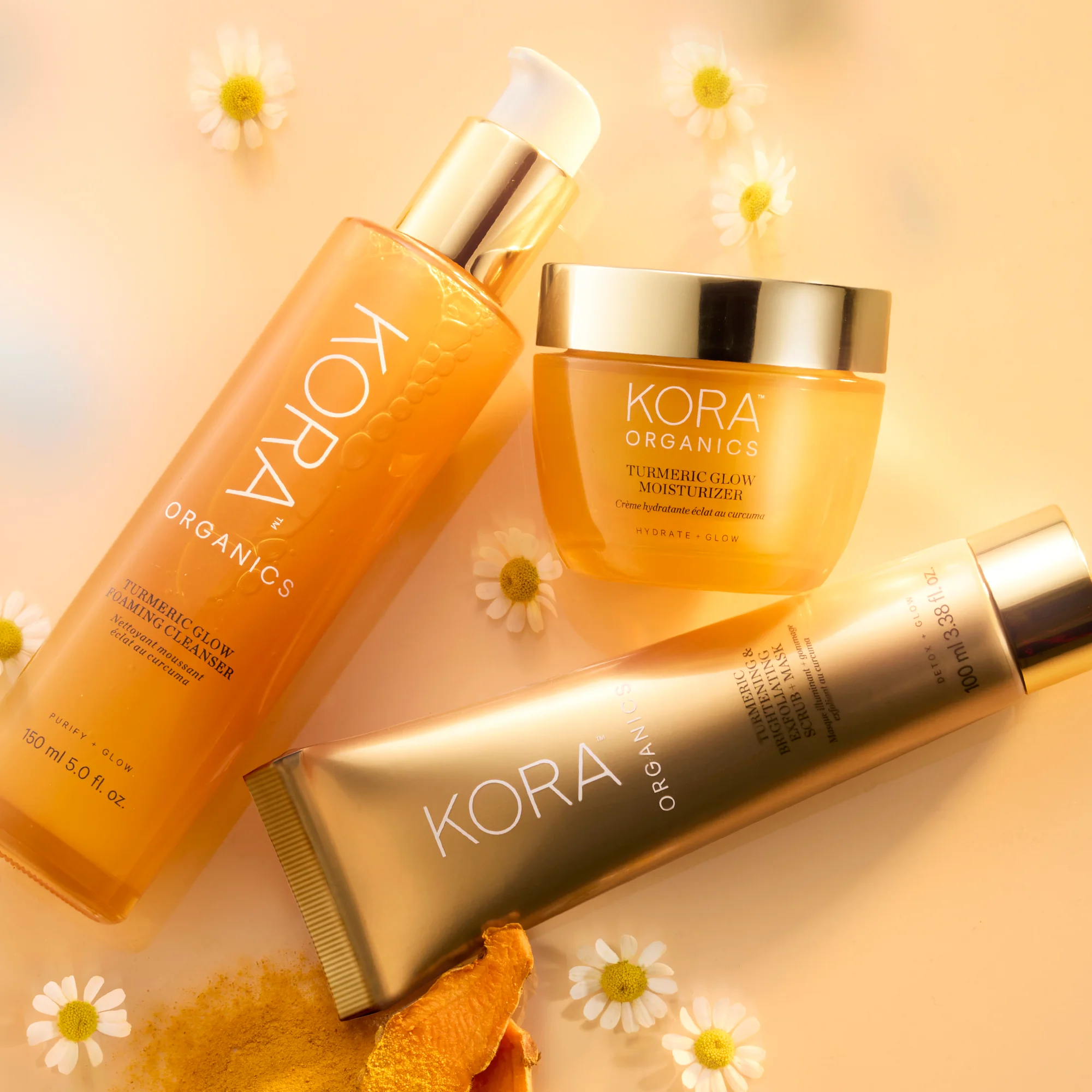 KORA Organics Turmeric Glow Foaming Cleanser 150ml - Image 7