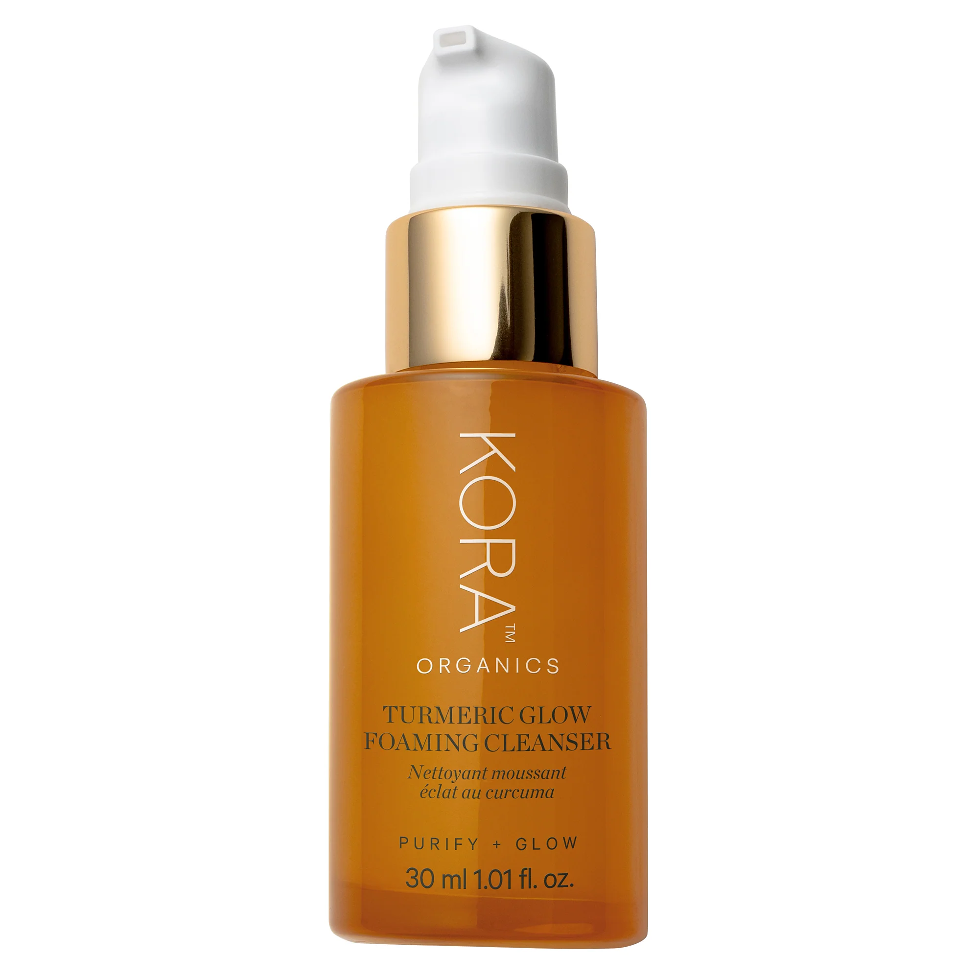 KORA Organics Turmeric Glow Foaming Cleanser 30ml