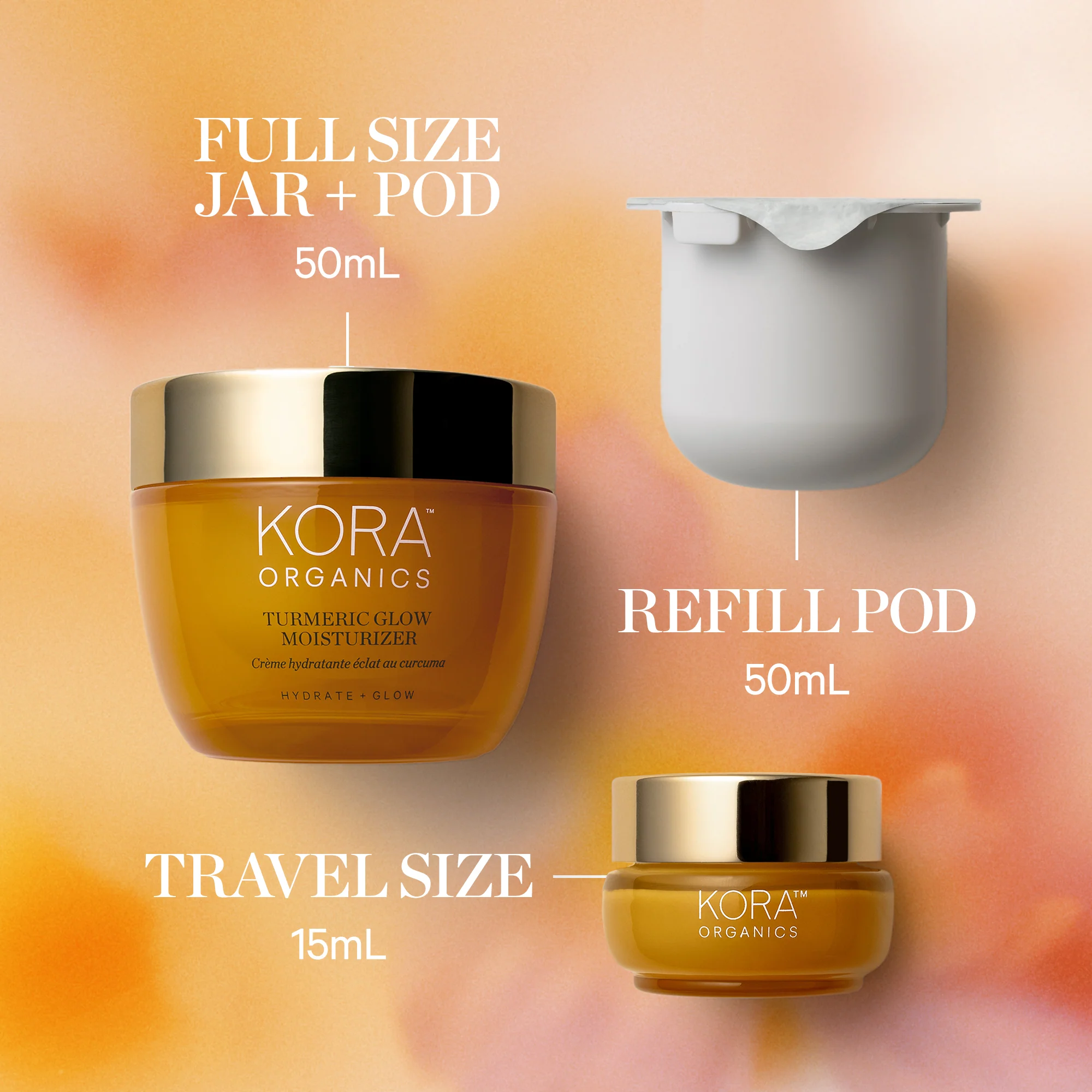 KORA Organics Turmeric Glow Moisturizer 15ml - Image 3