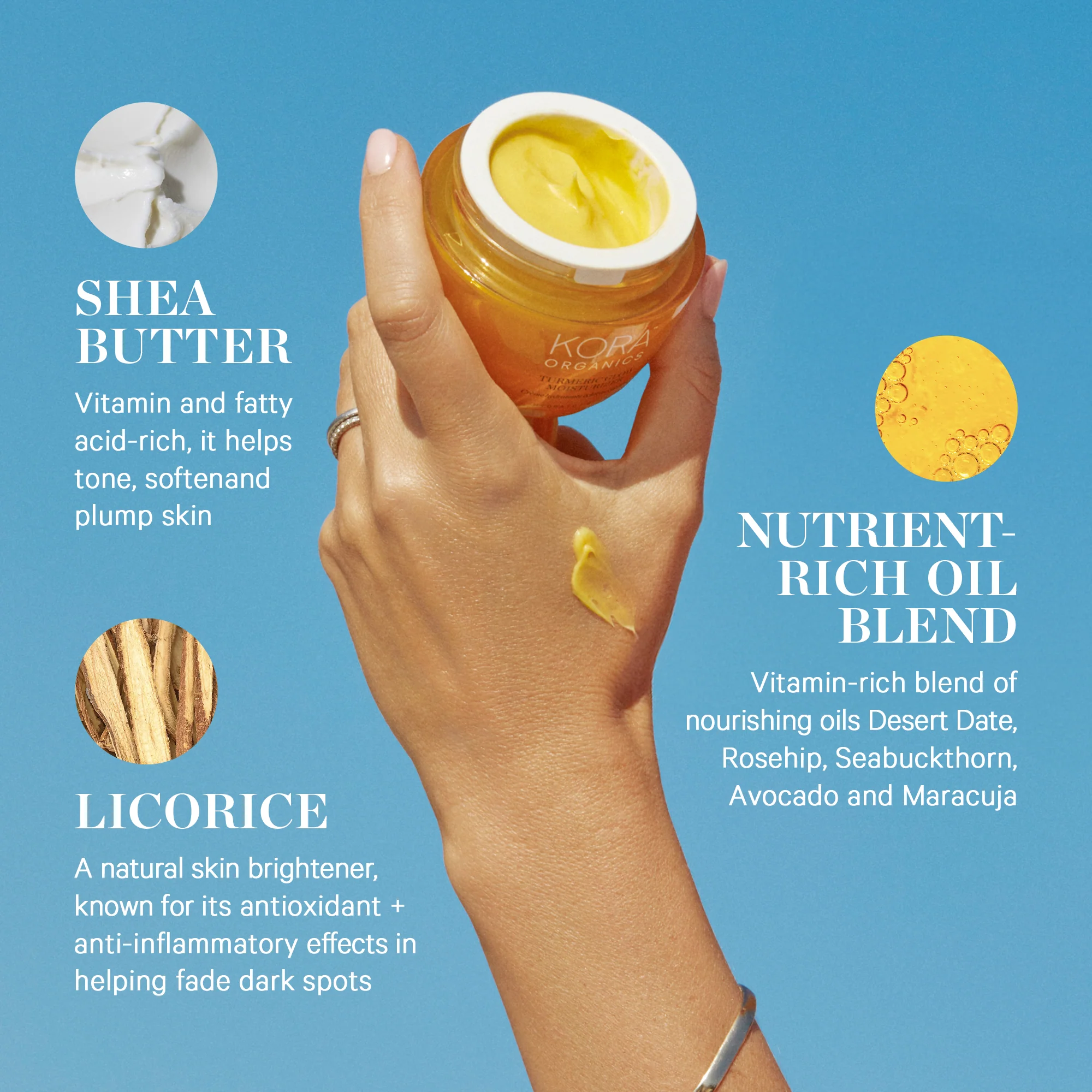 KORA Organics Turmeric Glow Moisturizer 50ml - Image 5