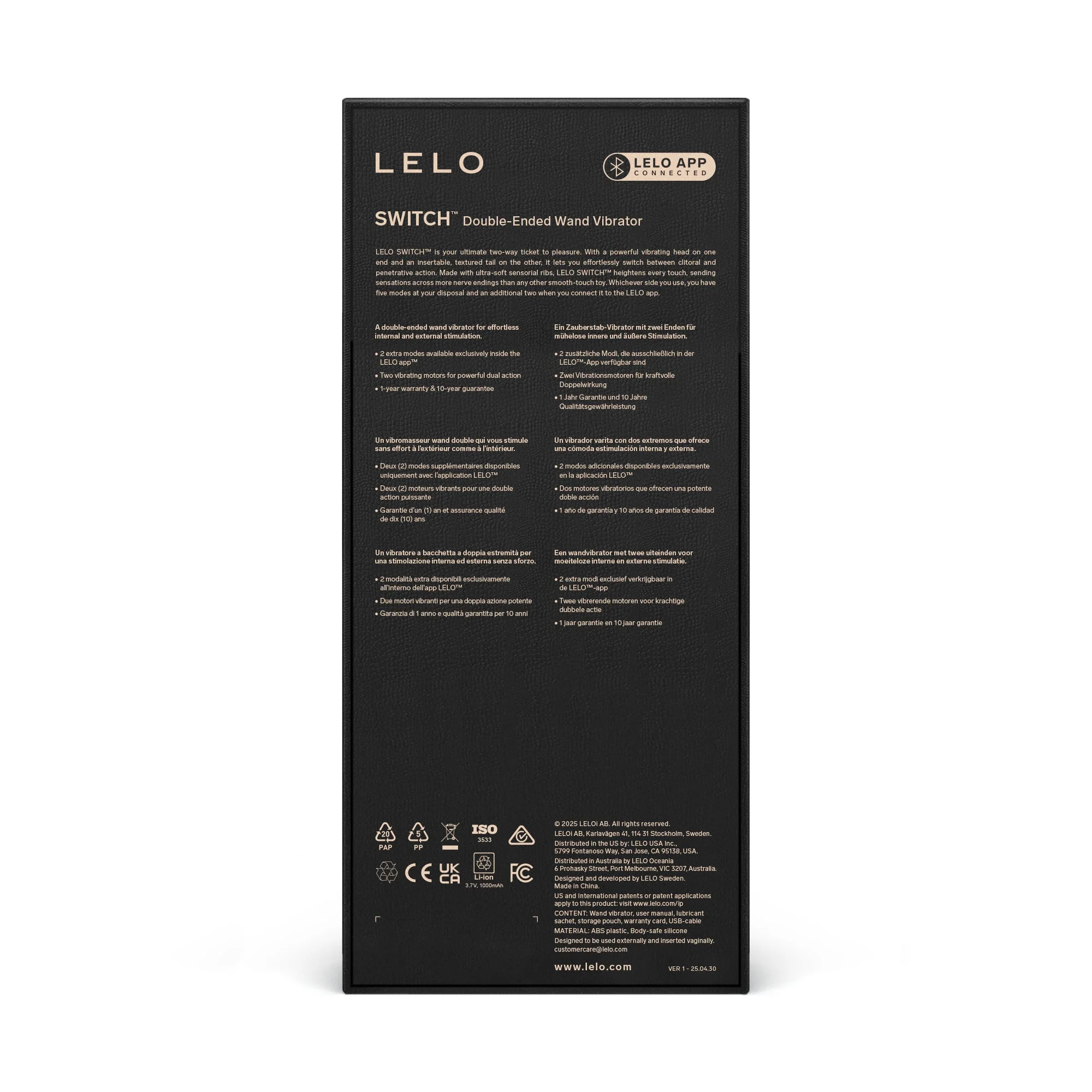 LELO Switch Wave - Aqua - Image 3