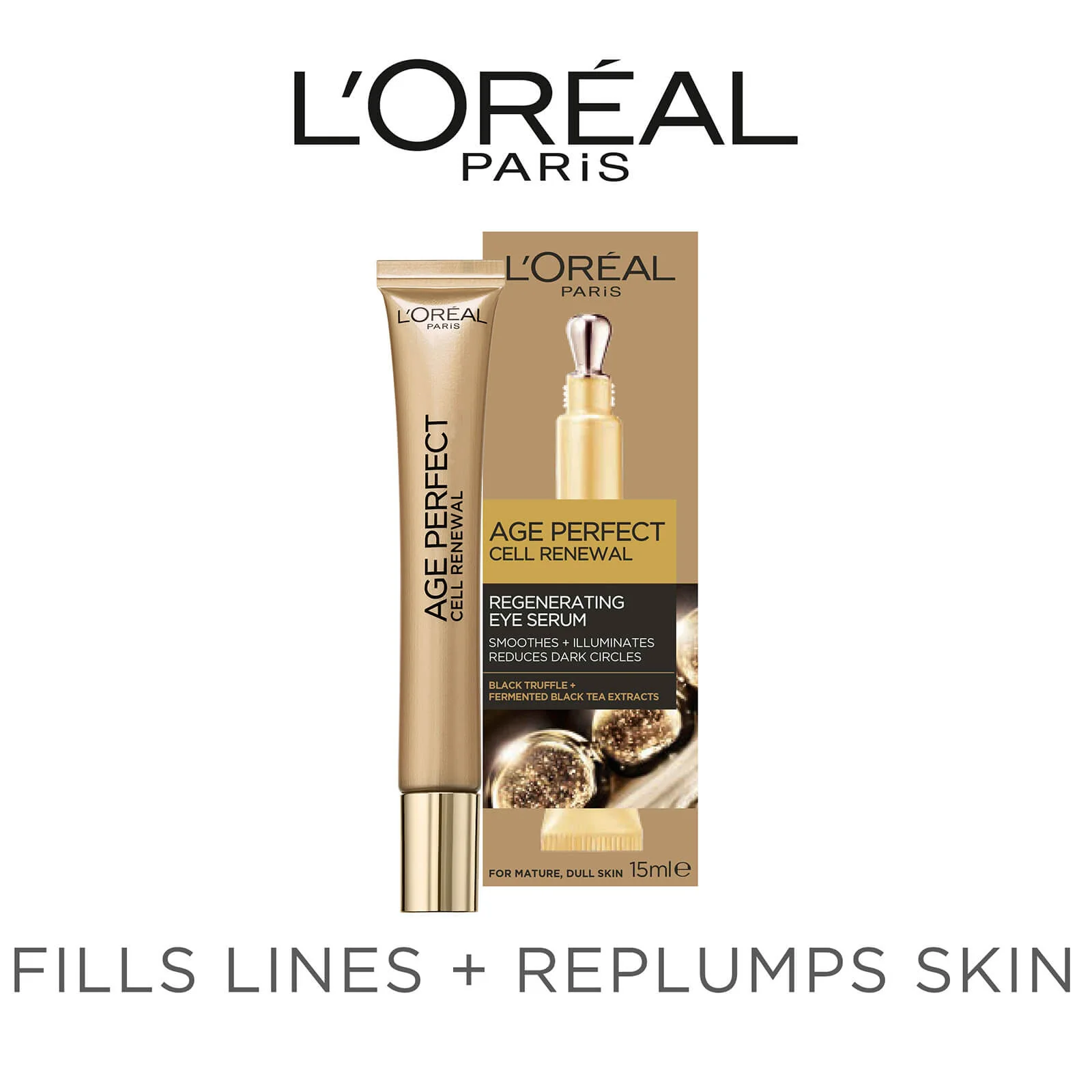 L'Oréal Paris Age Perfect Cell Renewal Regenerating Eye Serum 15ml - Image 2