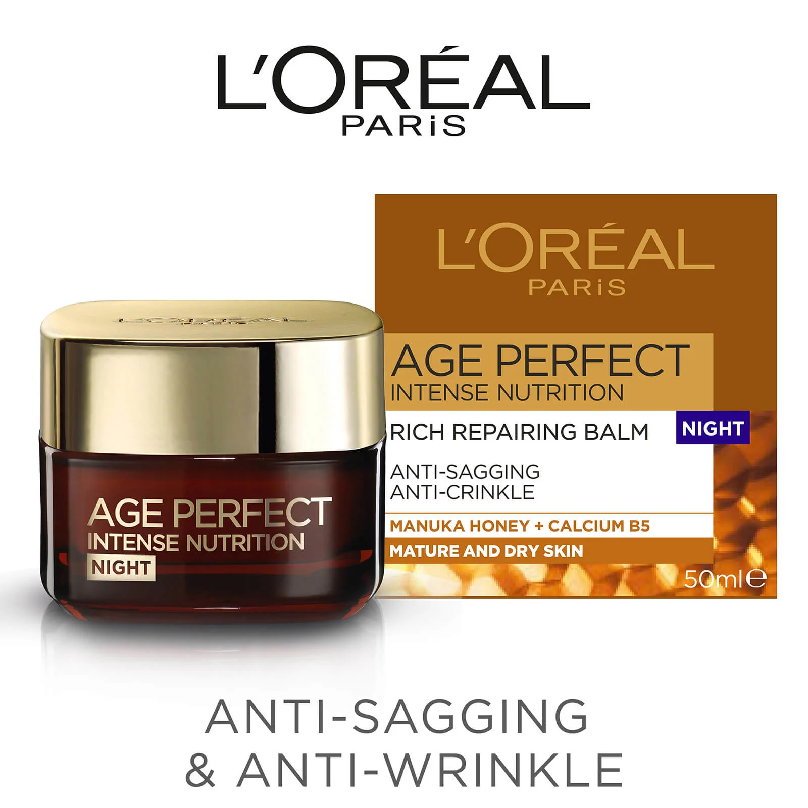 L'Oréal Paris Age Perfect Intense Nutrition Night Cream 50ml - Image 3