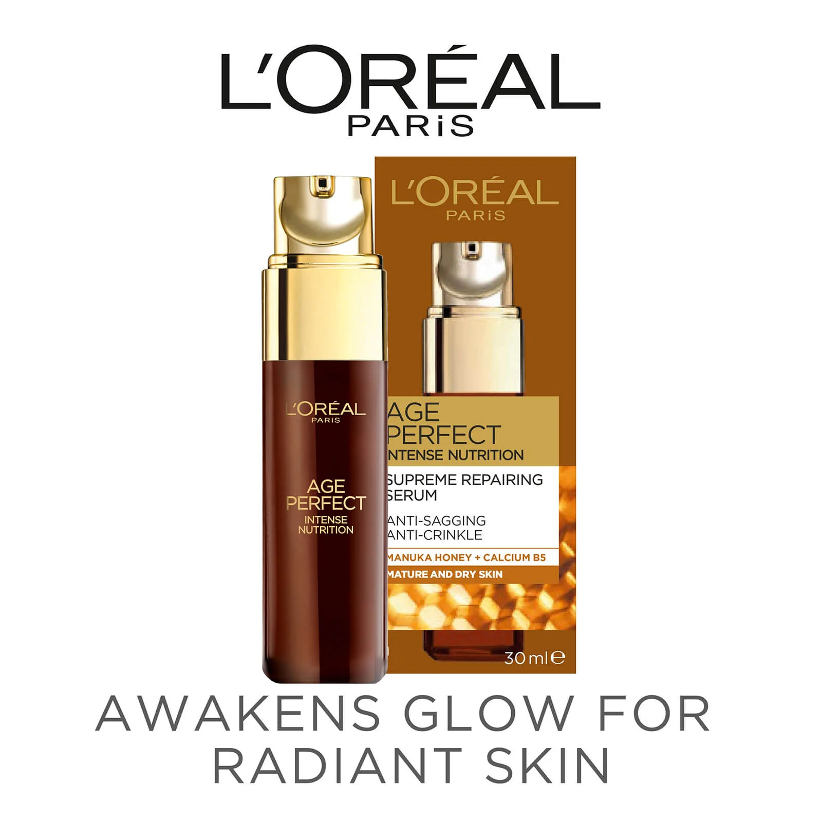 L'Oréal Paris Age Perfect Intensive Re-Nourish Serum 30ml - Image 2
