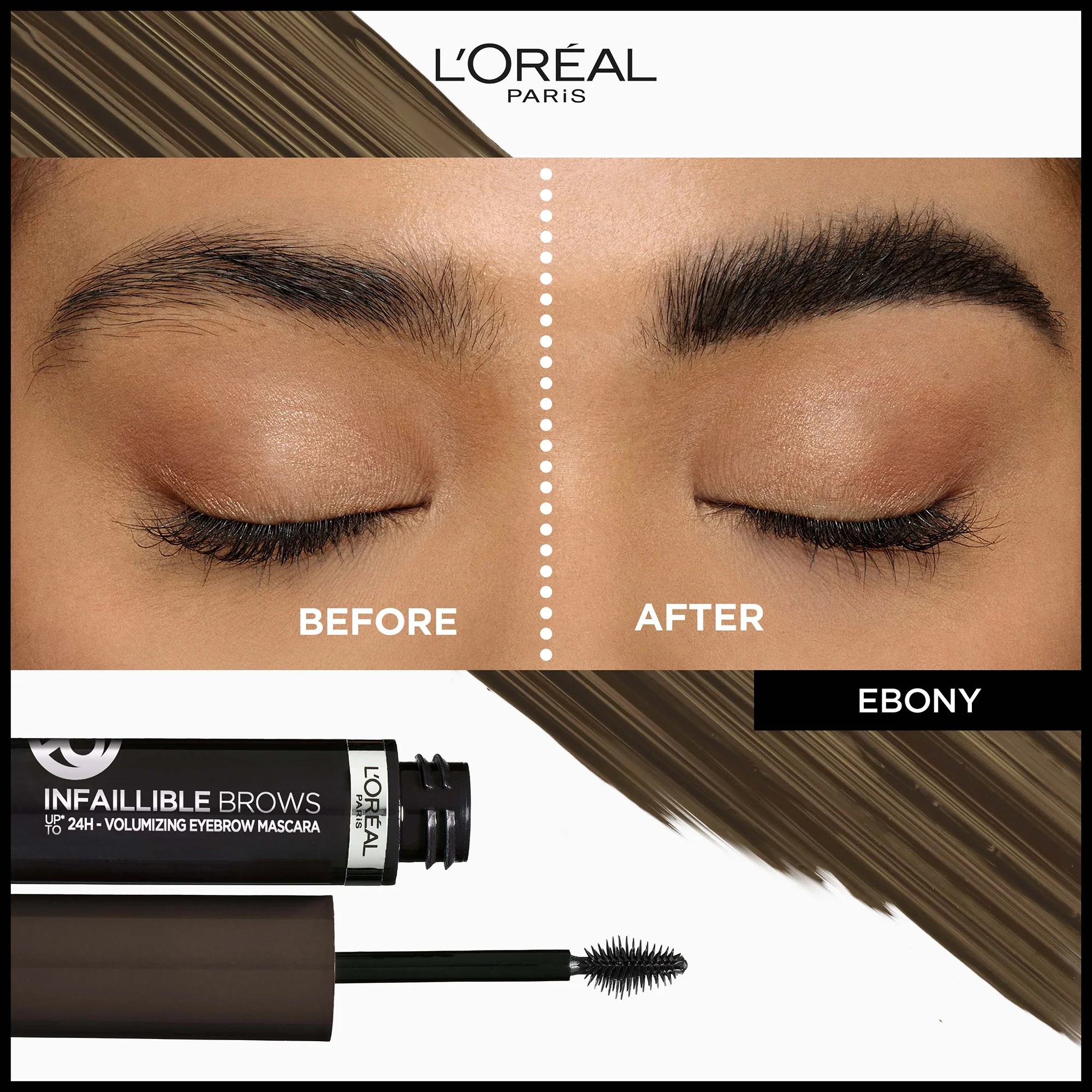 L'Oreal Paris Eyebrow Artist Plump & Set - 109 Ebony - Image 3