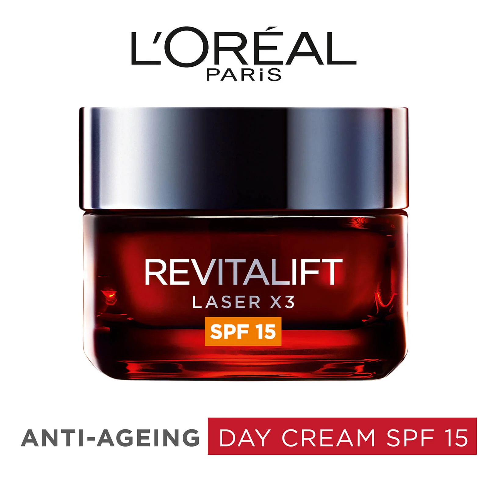 L'Oréal Paris Revitalift Laser X3 Anti-Ageing SPF15 Day Cream 50ml - Image 2